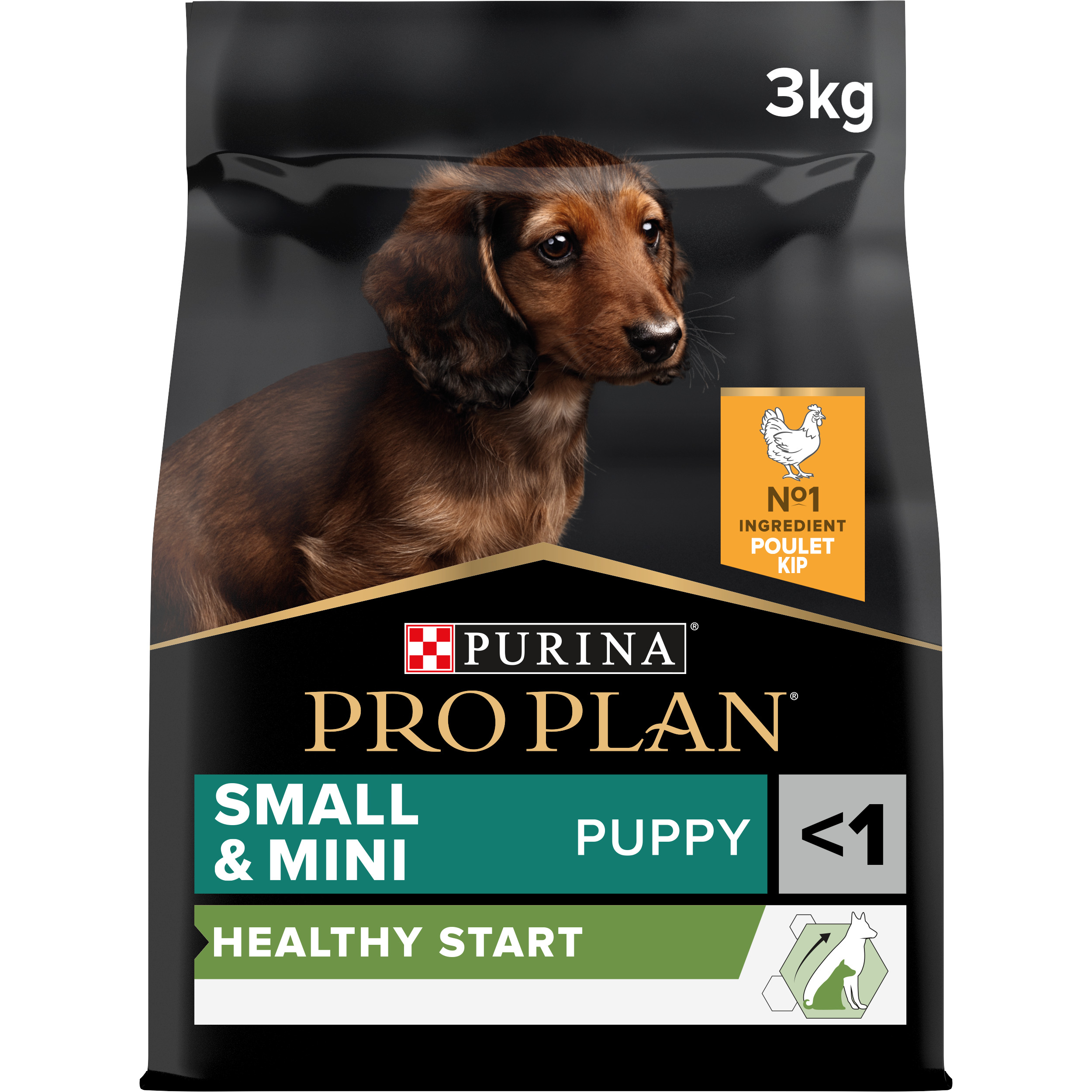 Pro Plan Croquettes | Healthy Start | Chien (Junior / Mini & Petit) | Poulet | 3kg