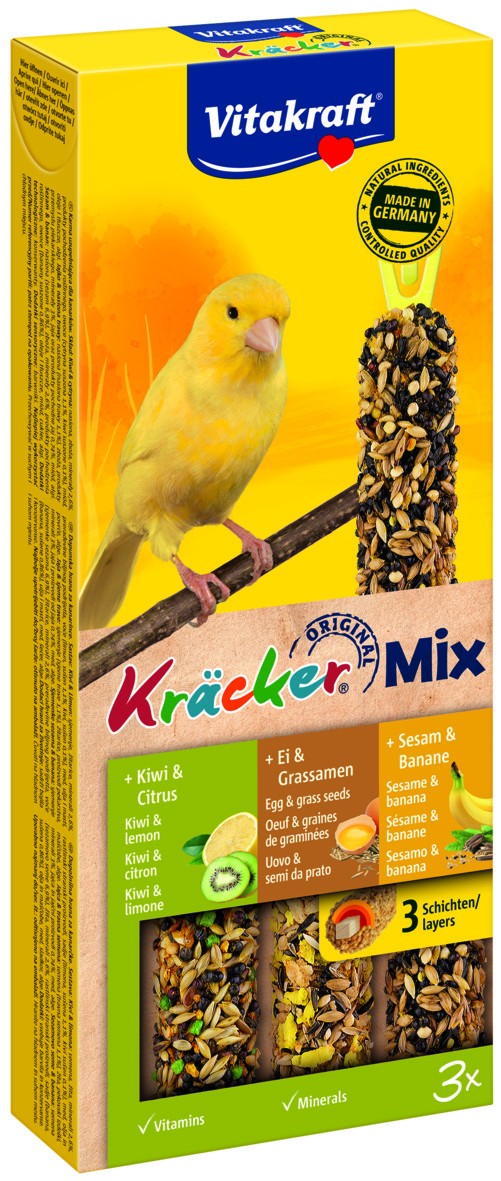 Kracker Trio-Mix Canari Oeuf/Kiwi/Banane