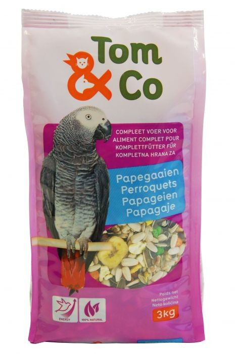 Tom&Co Mengeling Papegaaien 3Kg