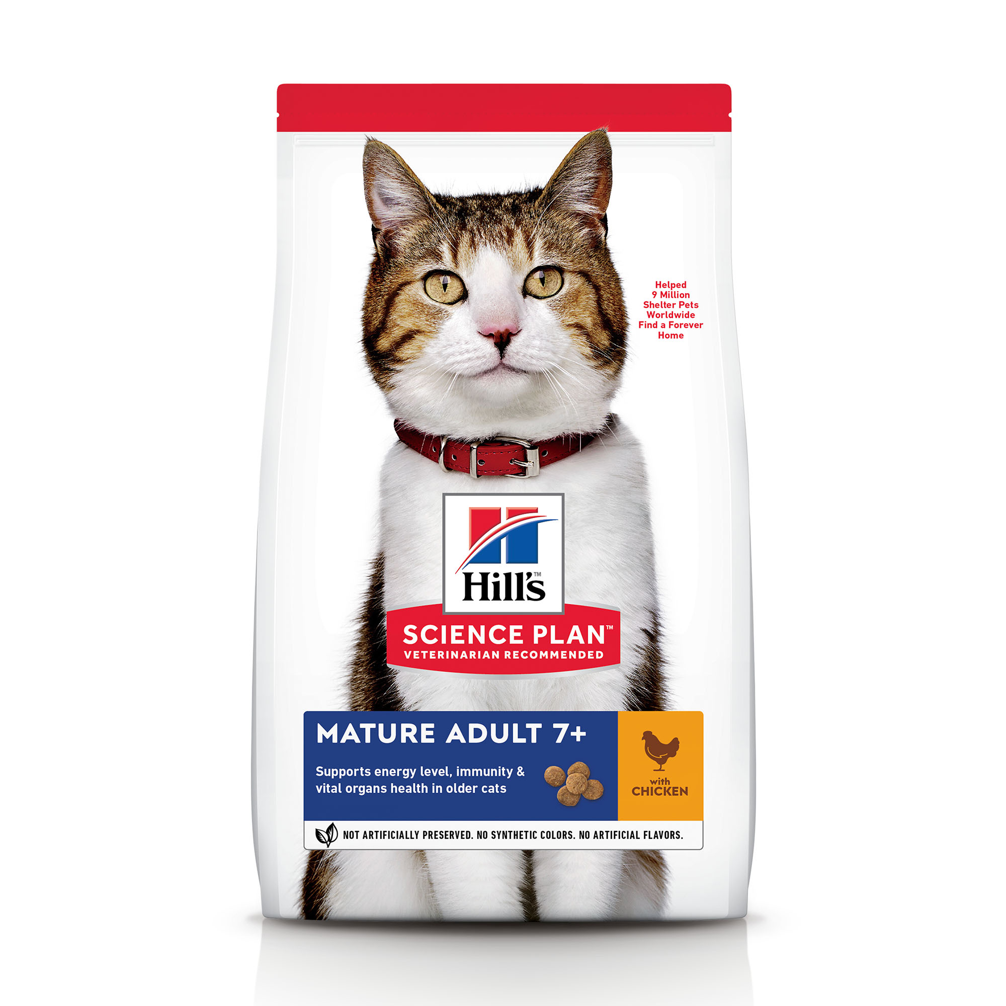 Hill's Science Plan Mature Adult croquettes pour chat âgé au poulet 7 kg