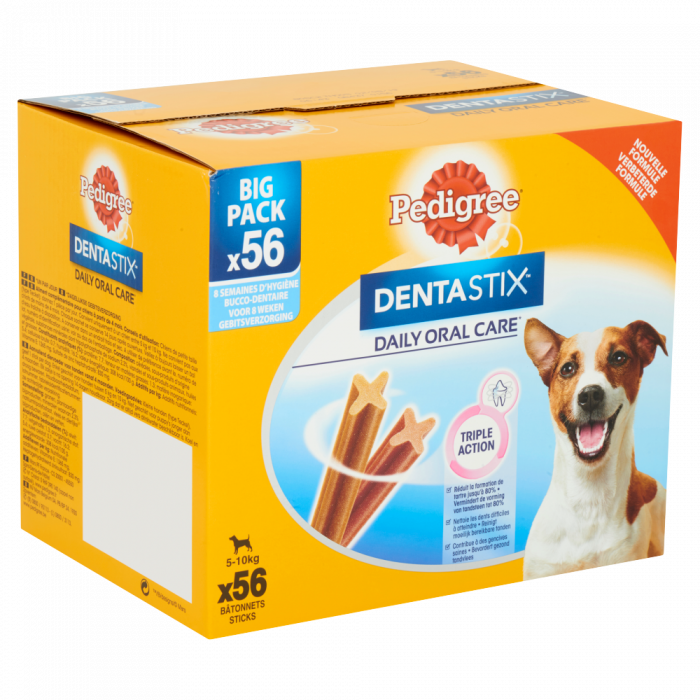 Pedigree Dentastix Daily Oral Care Snacks 5-10 Kg Big Pack 56 Sticks   