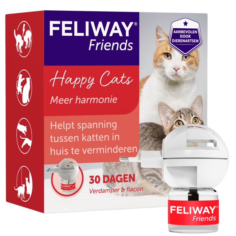Feliway Friends - Phéromones pour Chat - Kit de démarrage