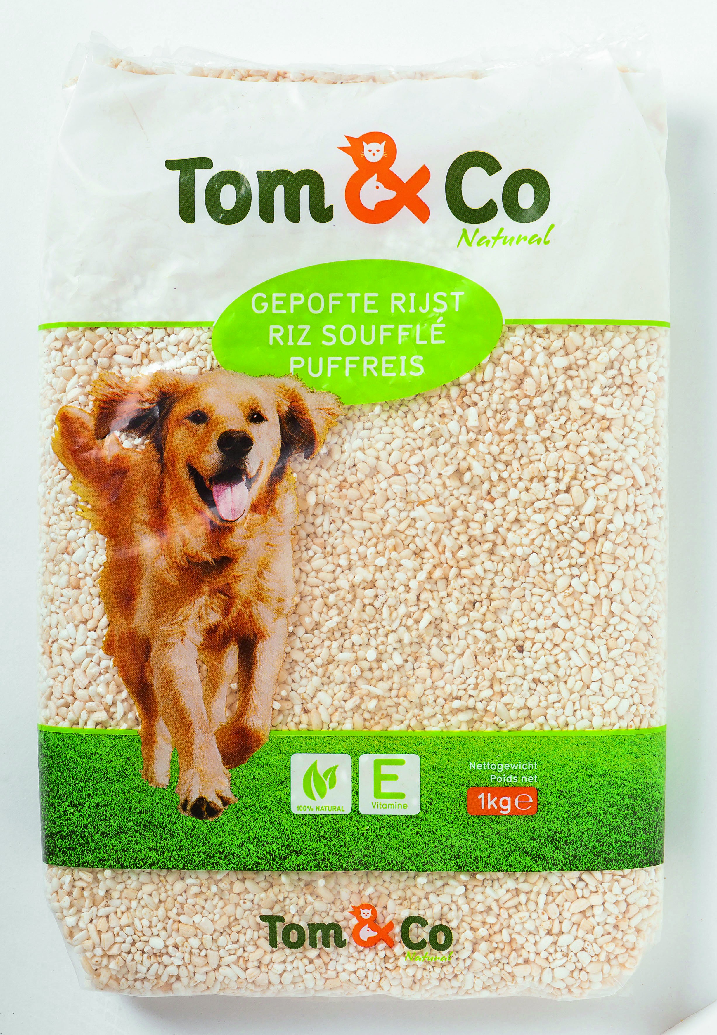 Tom&Co Gepofte Rijst 1Kg