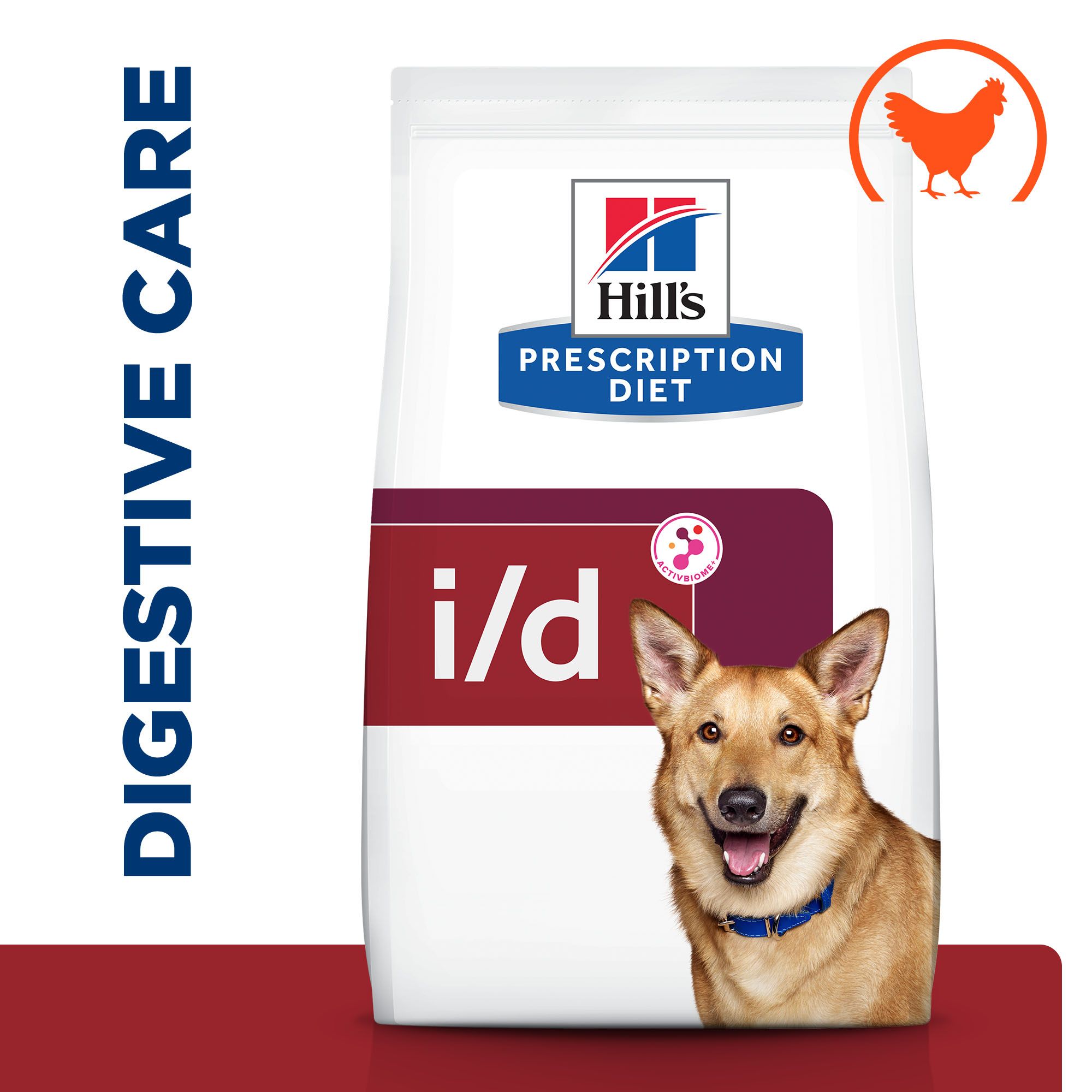 Hill's Prescription Diet i/d Digestive Croquettes pour Chien et chiot au Poulet 12 kg