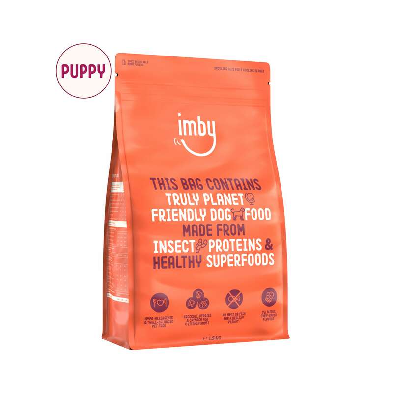 Imby Alimentation à base de protéines d'insectes puppy 1,5KG