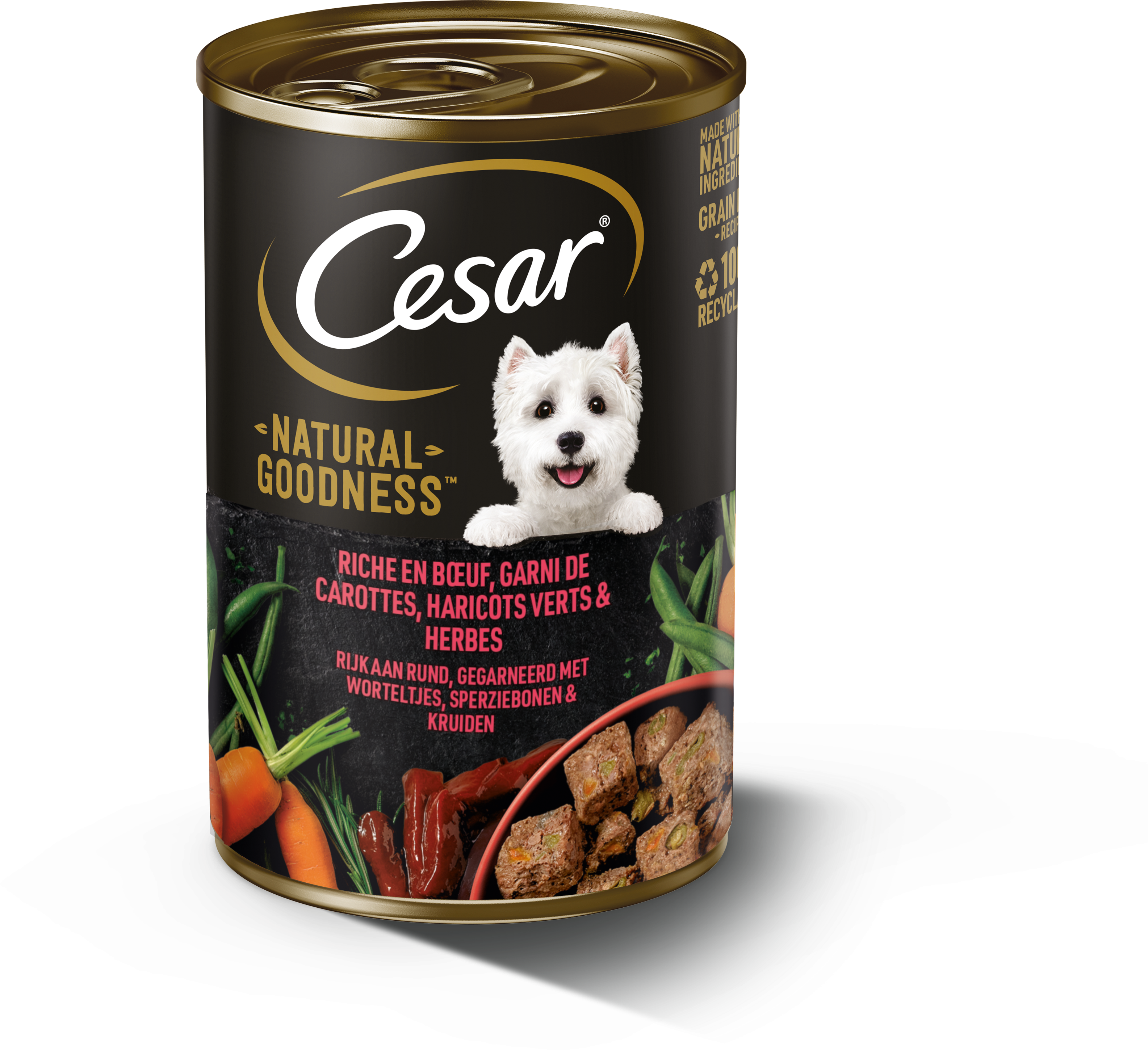 400G CESAR CAN BEEF CARROTS AND GREEN BEANS
