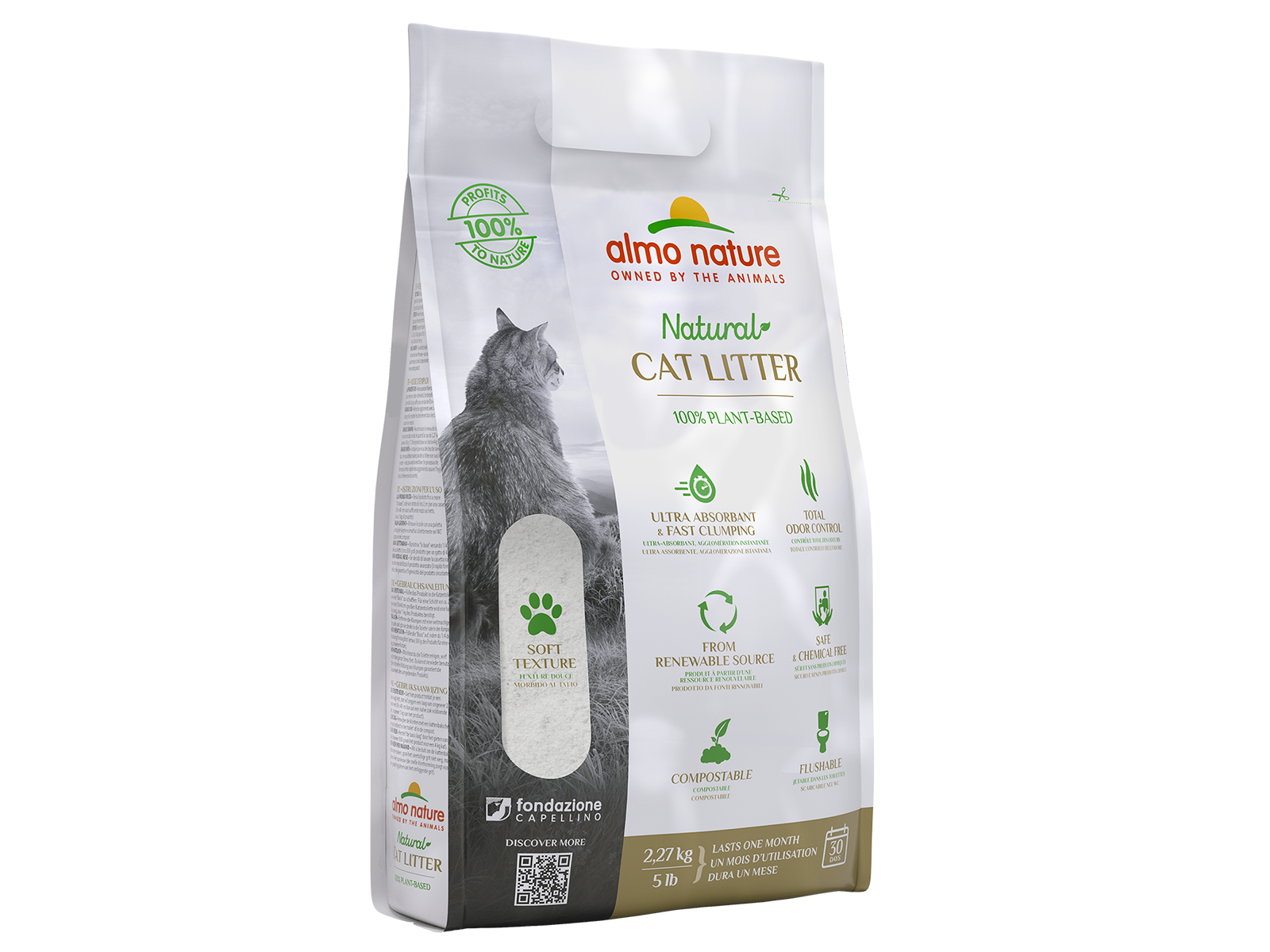 Litière Pour Chat Almo Nature 2.27Kg