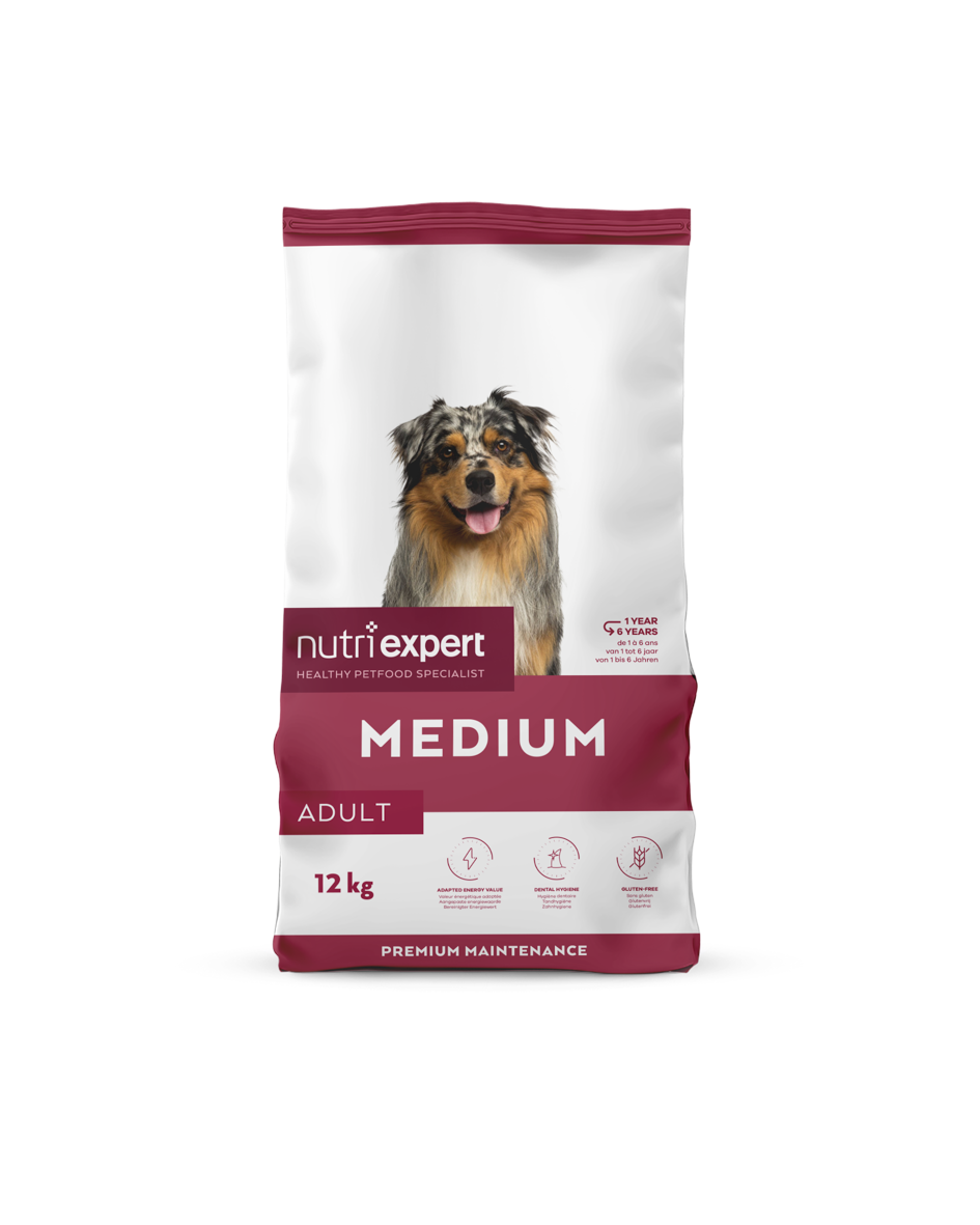 Nutri Expert Croquettes | Medium | Chien (Adulte/ Moyen) | 12kg