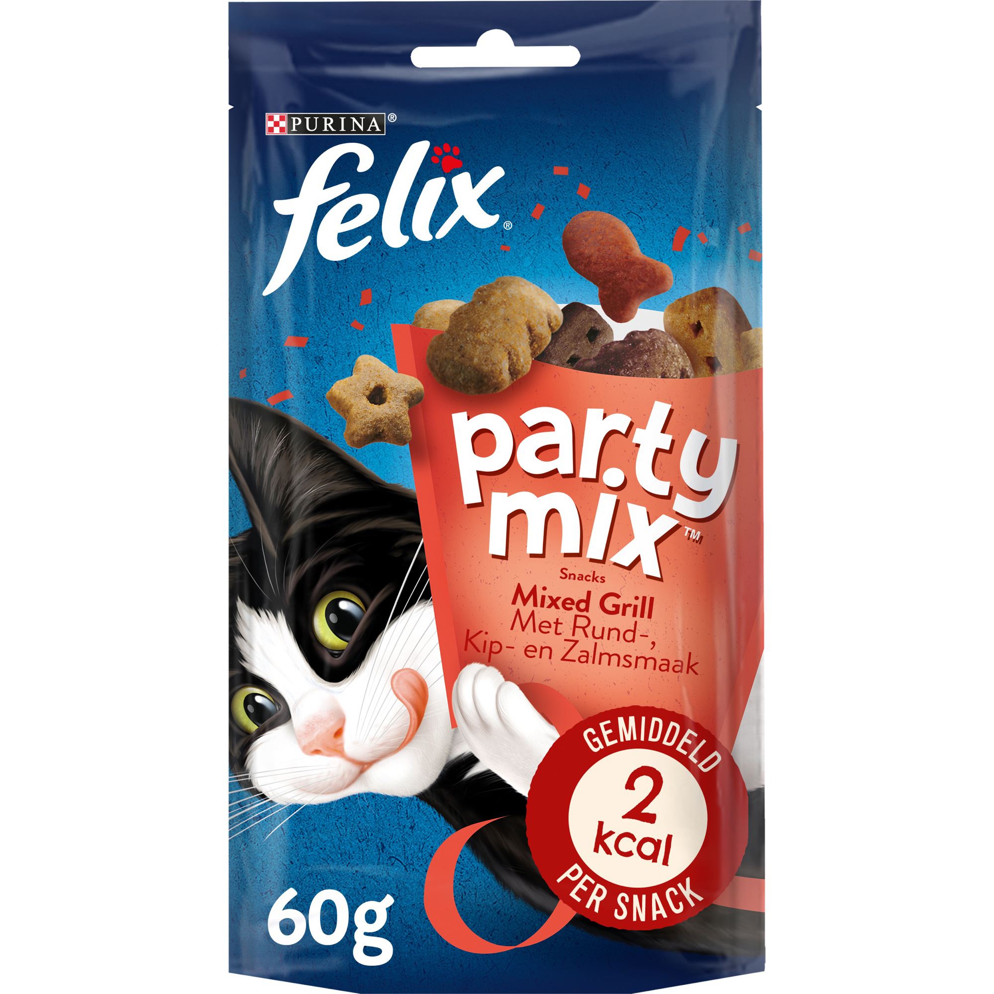 Felix Party Mix Grilled Kattensnacks   60G