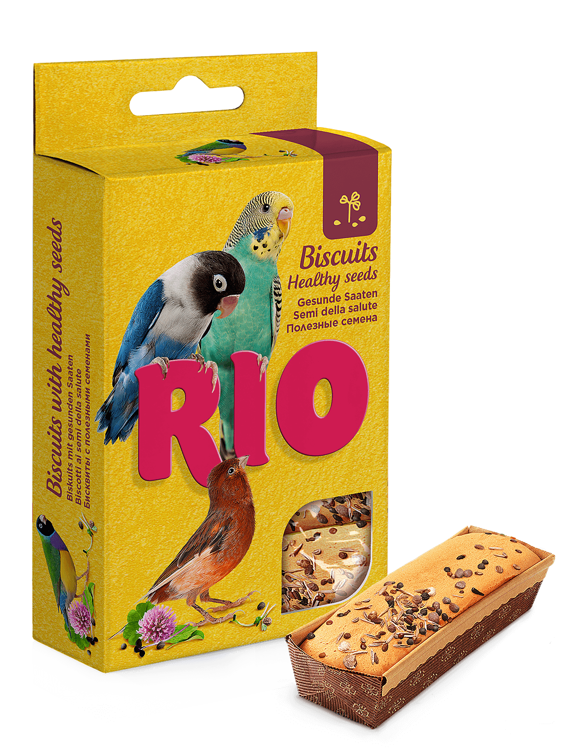 Snack avec graines, oiseaux 5x7g