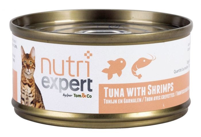 Nutri Expert Blik | Tonijn Met Garnalen | Kat (Adult) | 70g