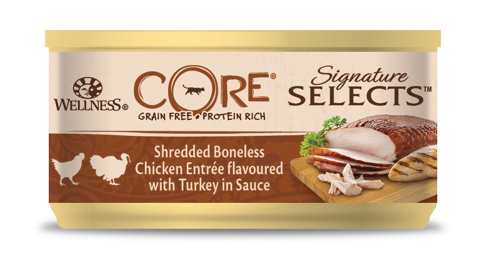 Wellness Core Grain Free Signature Selects Poulet & Dinde 79Gr Pour Chat