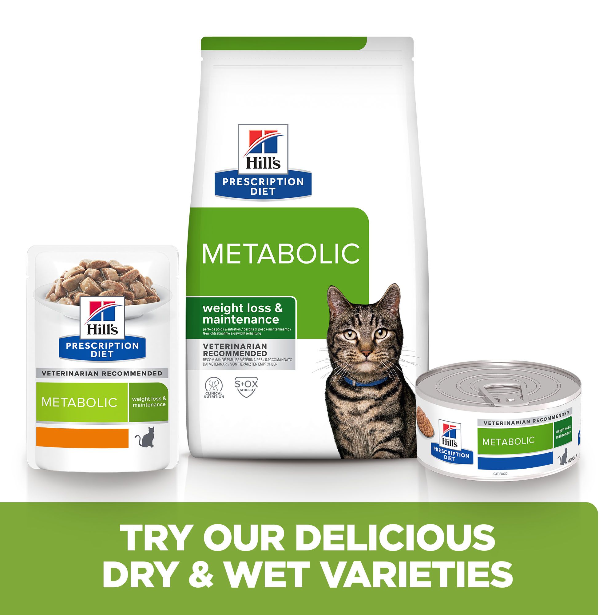 Hill's Prescription Diet Metabolic Croquettes pour Chat au Poulet 8 kg