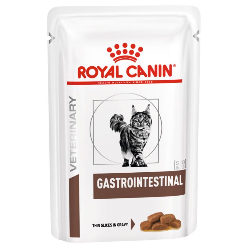 ROYAL CANIN VETERINARY VDIET CAT GAST INTEST varkensvlees-gevogelte ADULT  12*85 g