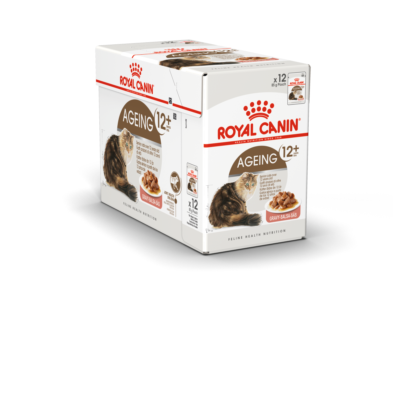 ROYAL CANIN® ageing12+ - bouchees en sauce chat senior plus de 12 ans - 12x85g - 