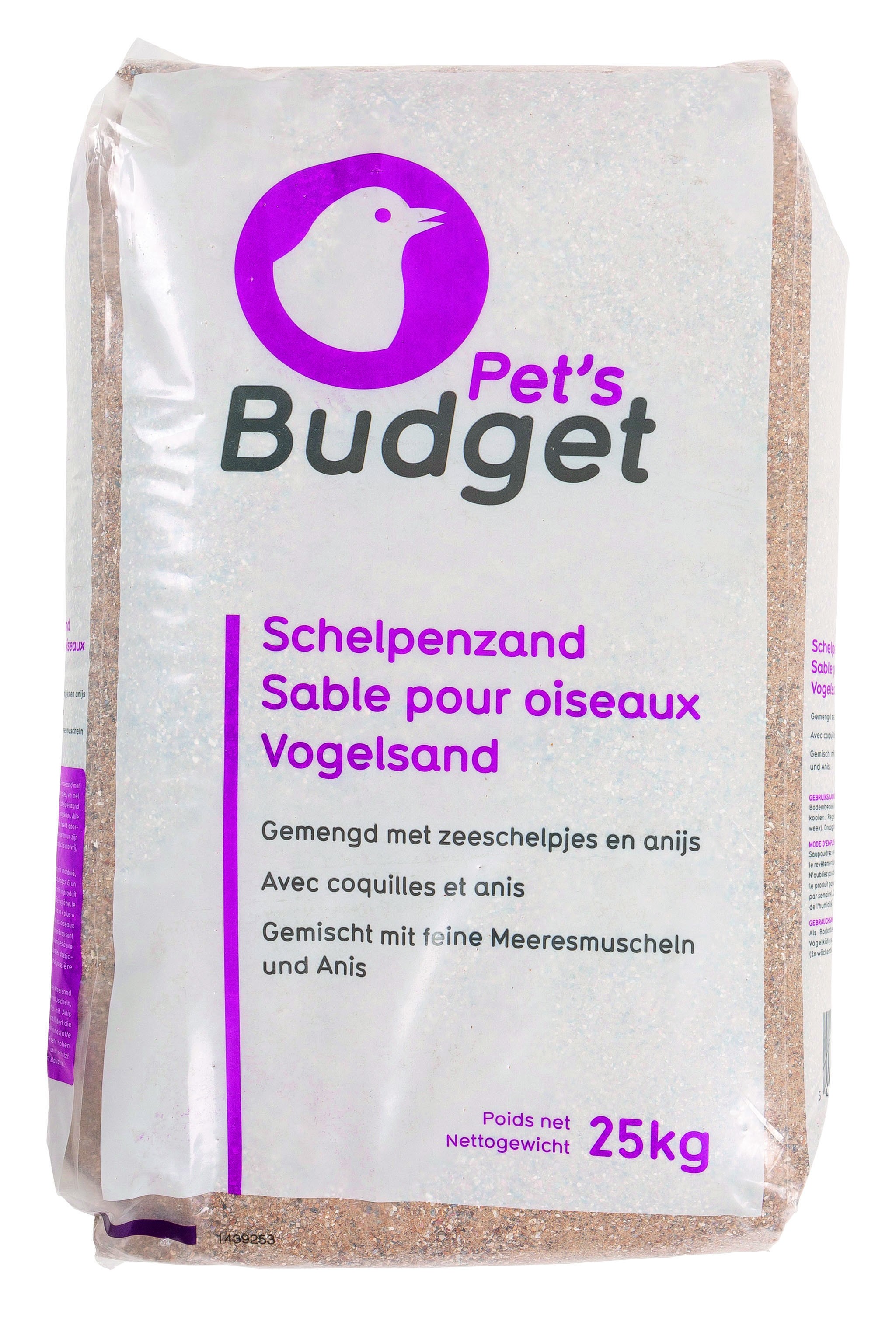 25Kg P.Budget Zand Bruin