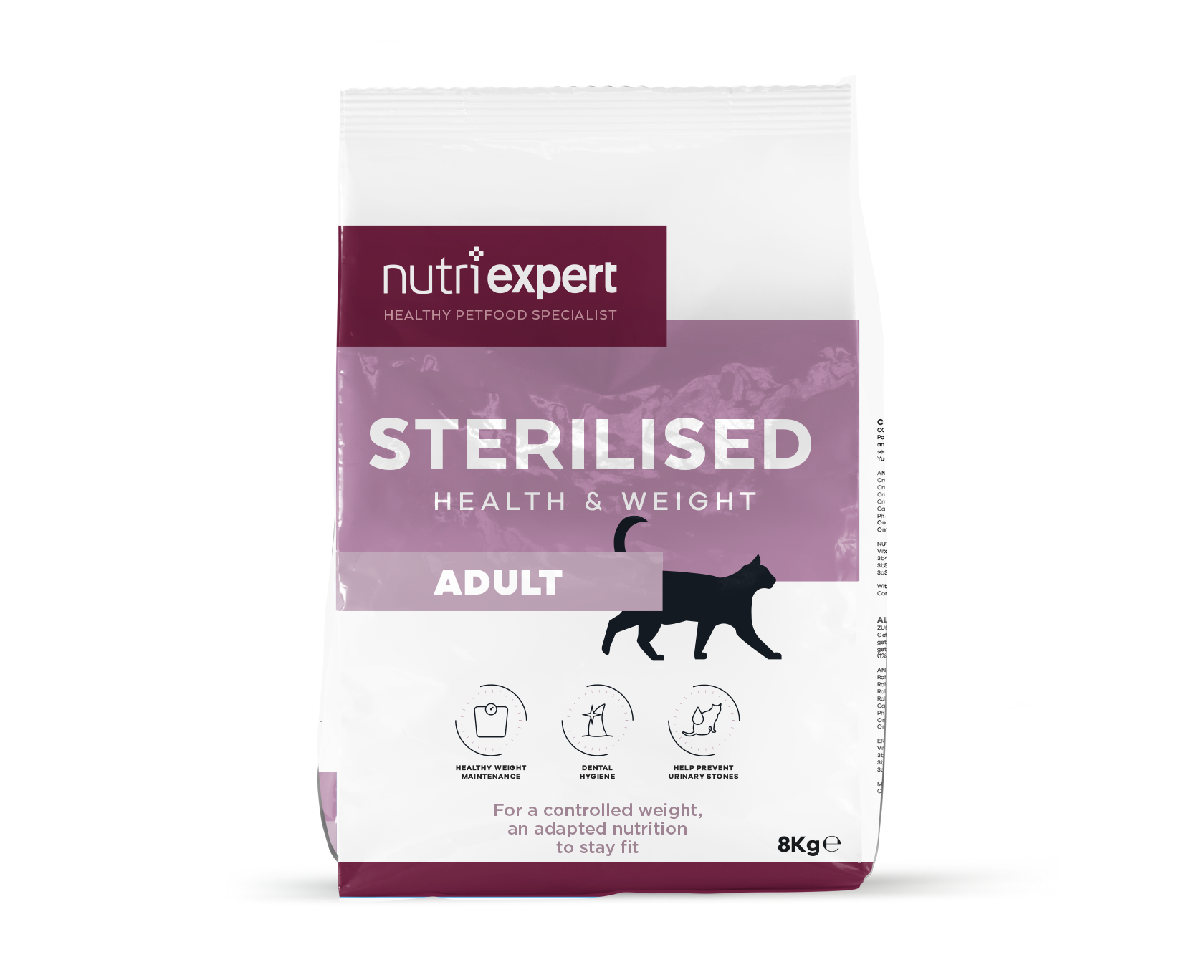 Croquettes | Sterilised | Health & Weight | Chat (Adulte) | Poulet | 8kg