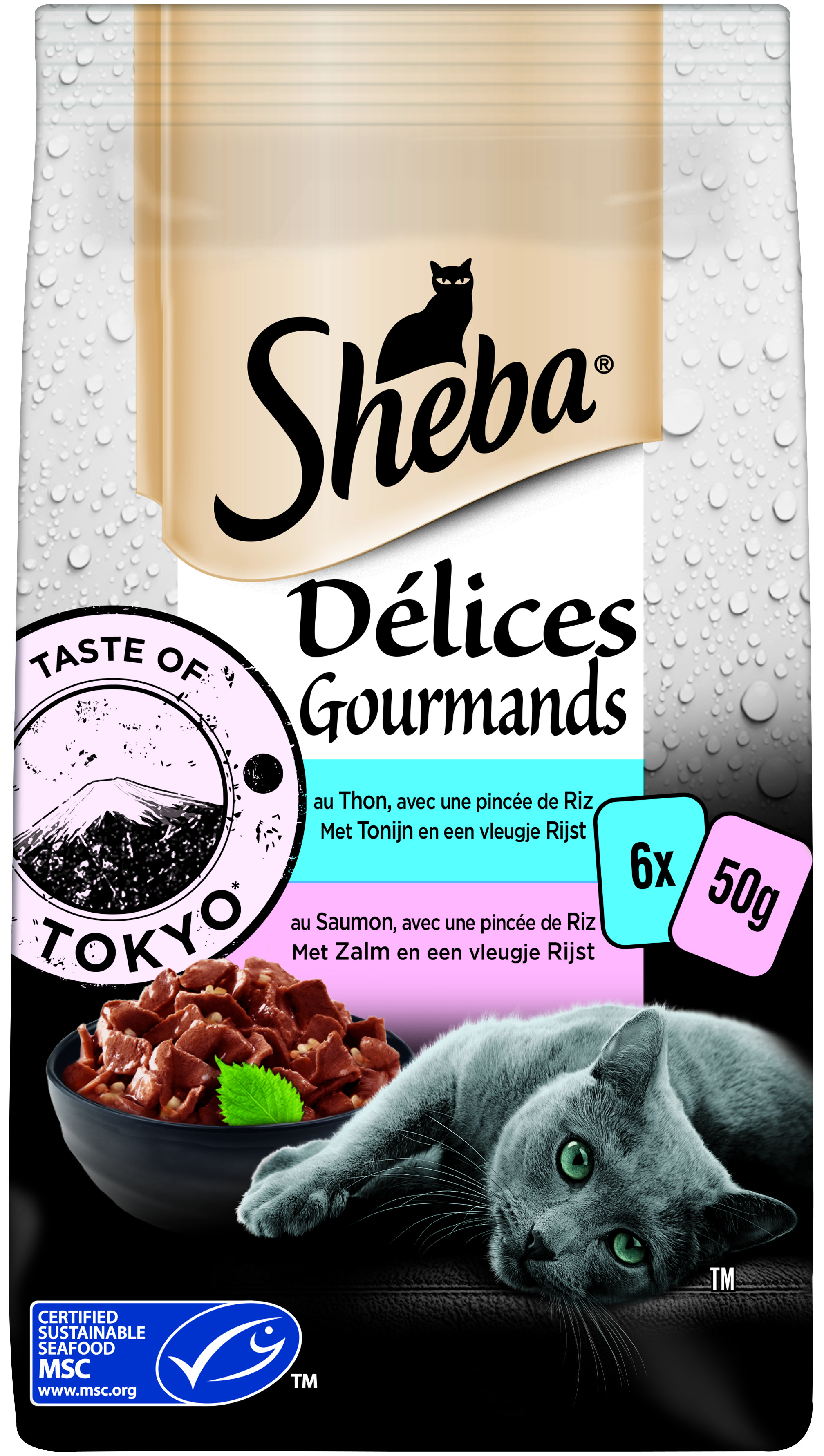 6X50G SHEBA P TASTE OF TOKYO MP