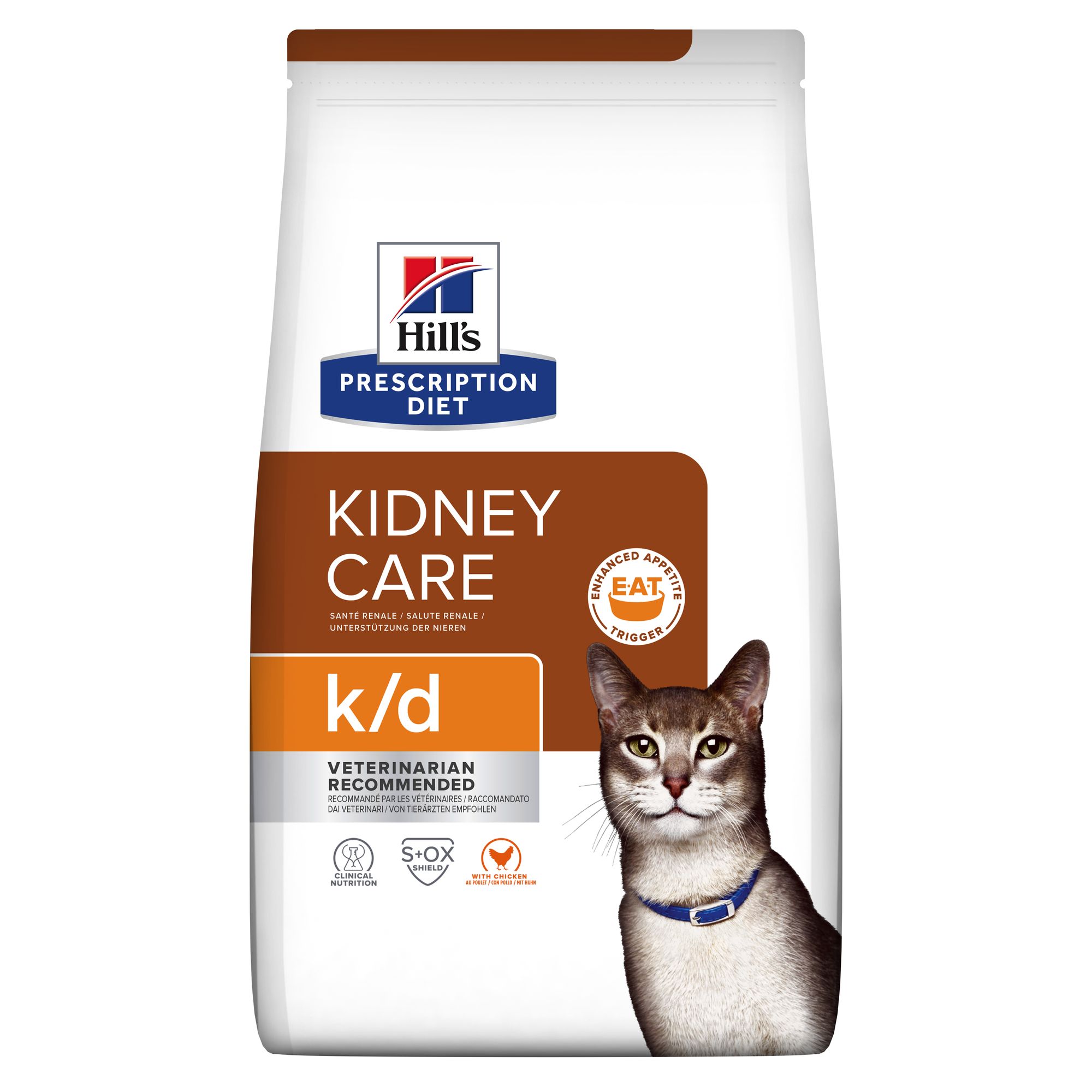 Hill's Prescription Diet k/d Kidney Care Kattenvoer met Kip Zak 3kg