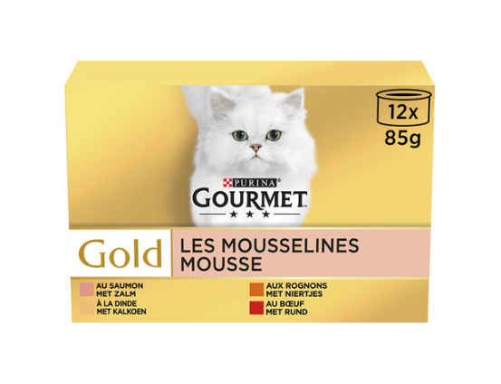 GOURMET GOLD MOUSSELINES 12X85G