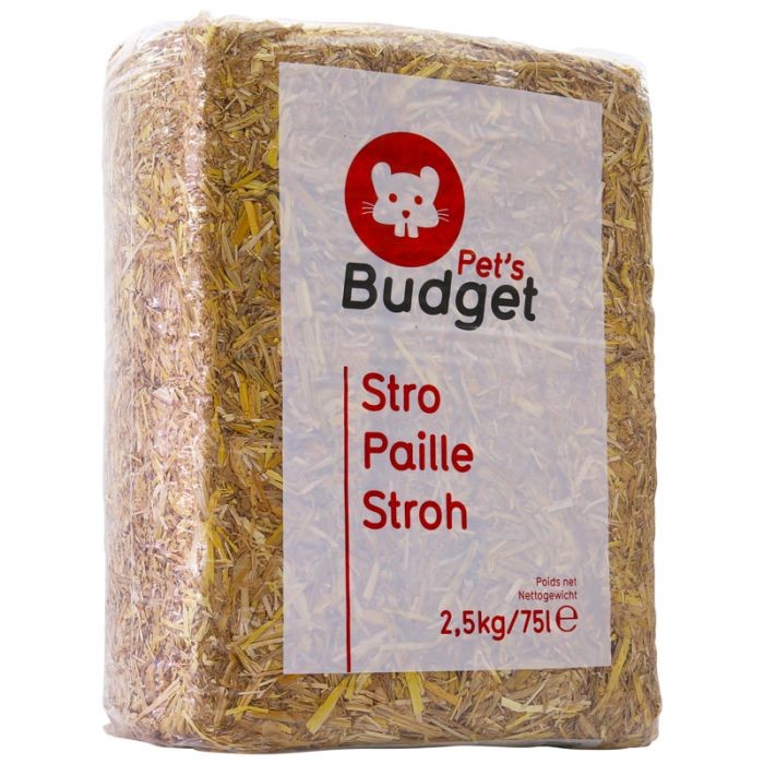 Pet'S Budget Paille 2,5Kg (75L)