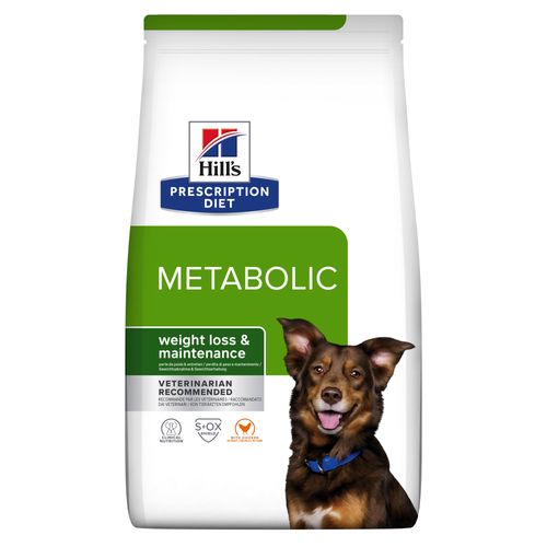 Hill's Prescription Diet Metabolic Croquettes pour Chien au Poulet 12 kg