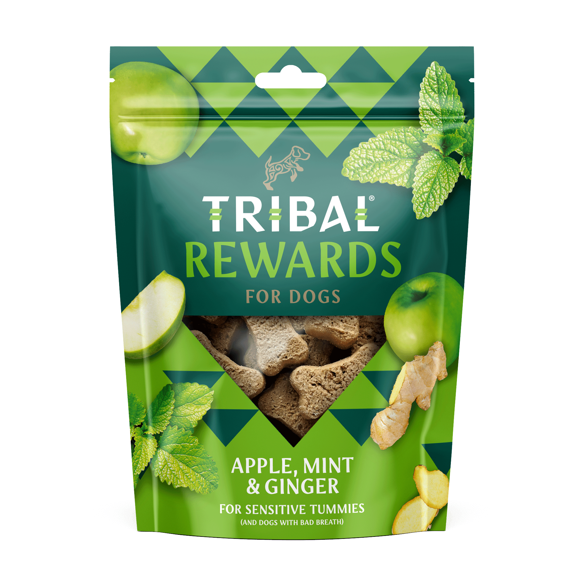 Tribal Friandises Rewards Pomme, Menthe & Gingembre Pour Chien Adulte 125G