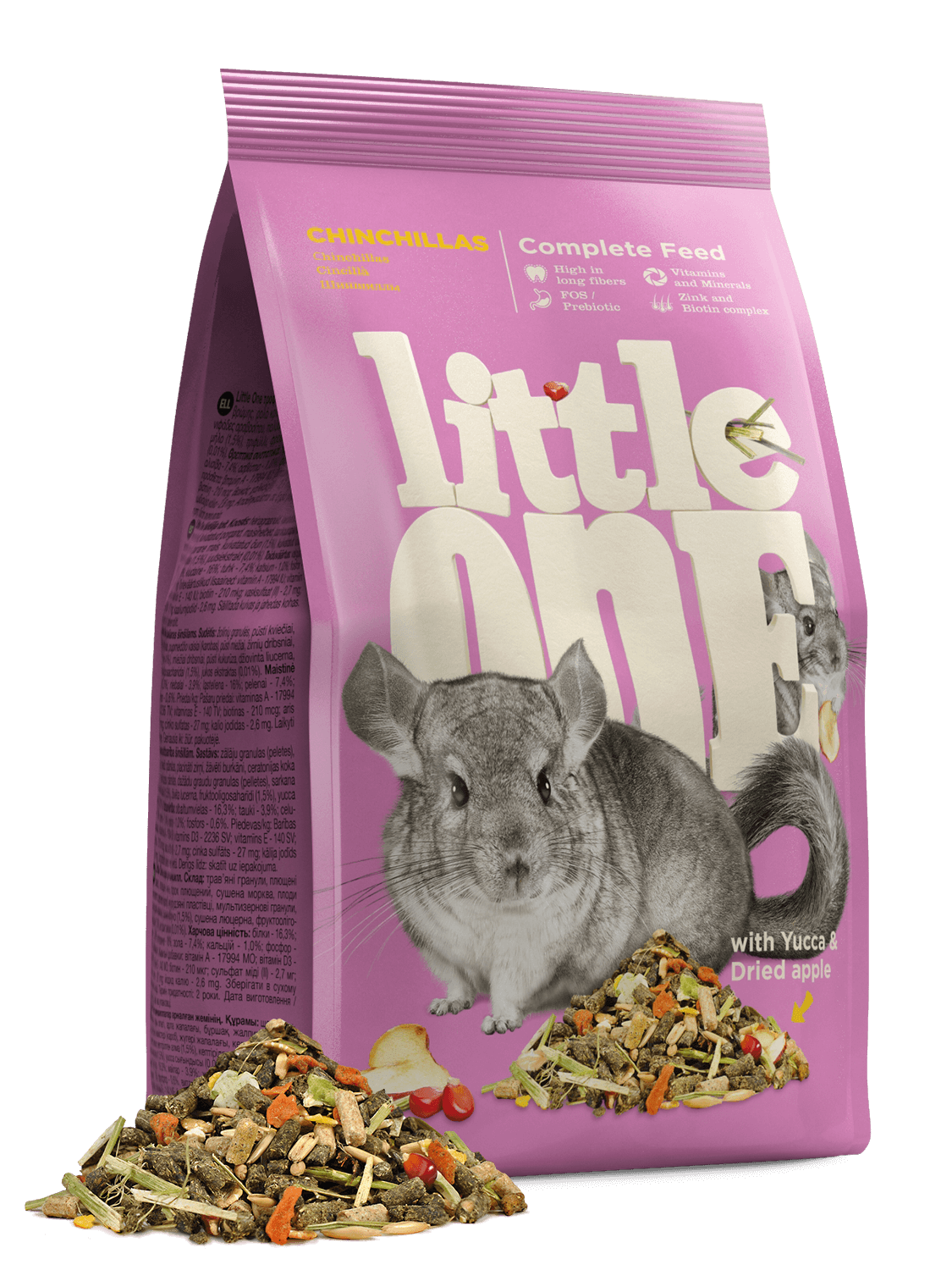 Aliment complet pour chinchillas 900g