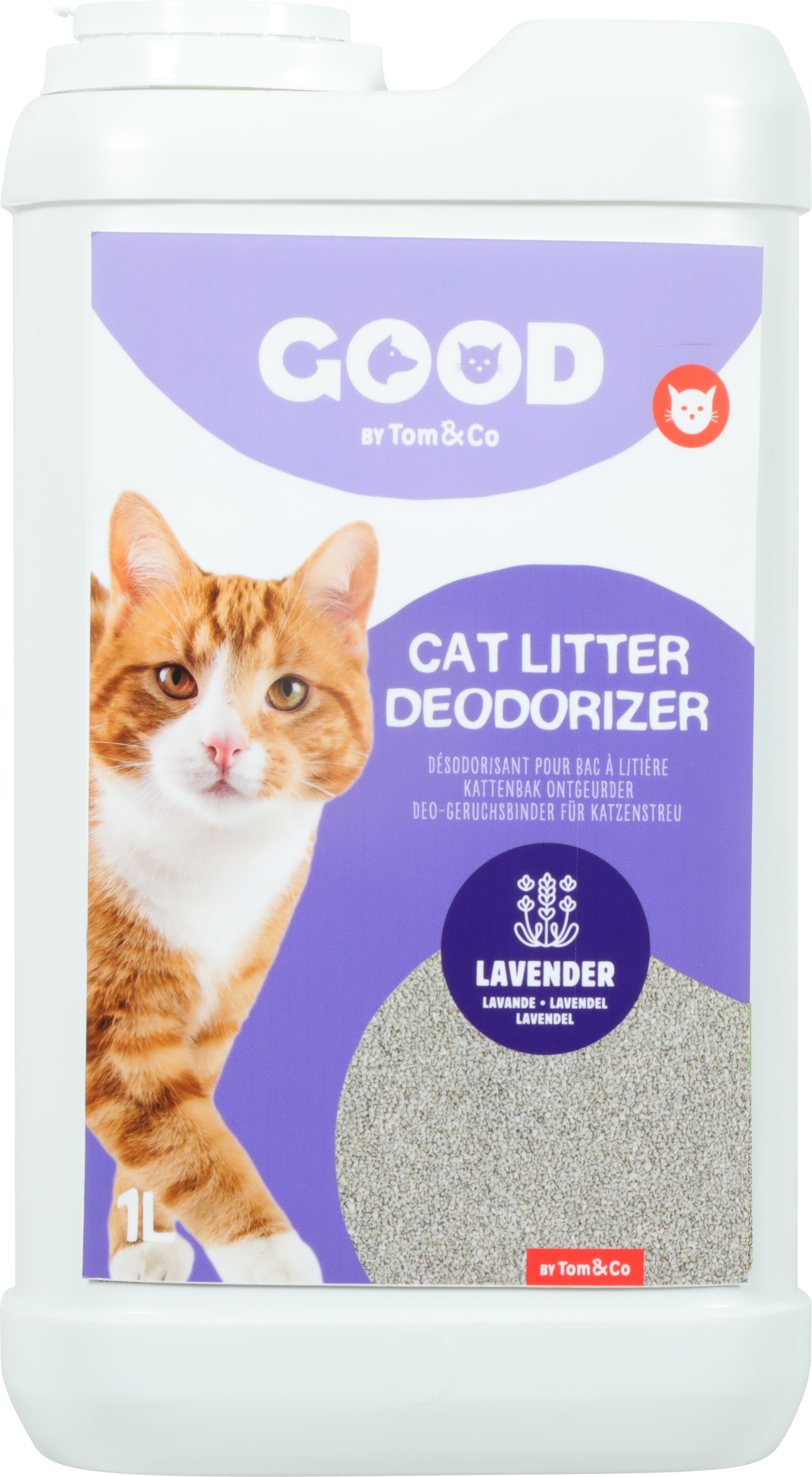 GOOD DEODORANT KATTENBAKVULLING LAVENDELGEUR 1L