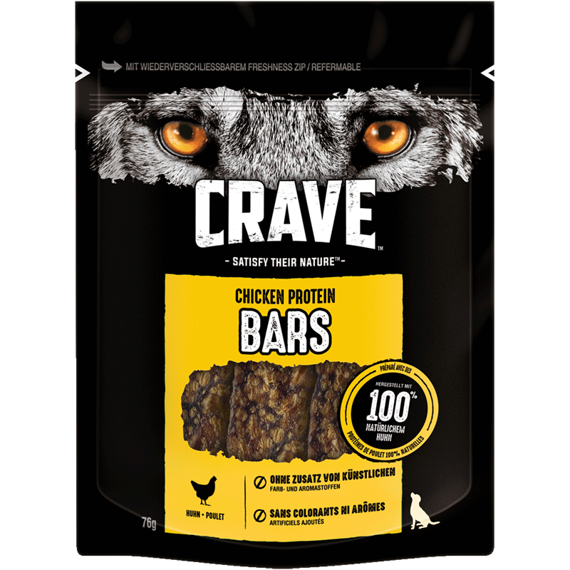 CRAVE CHICKEN PROTEIN BAR 76G 