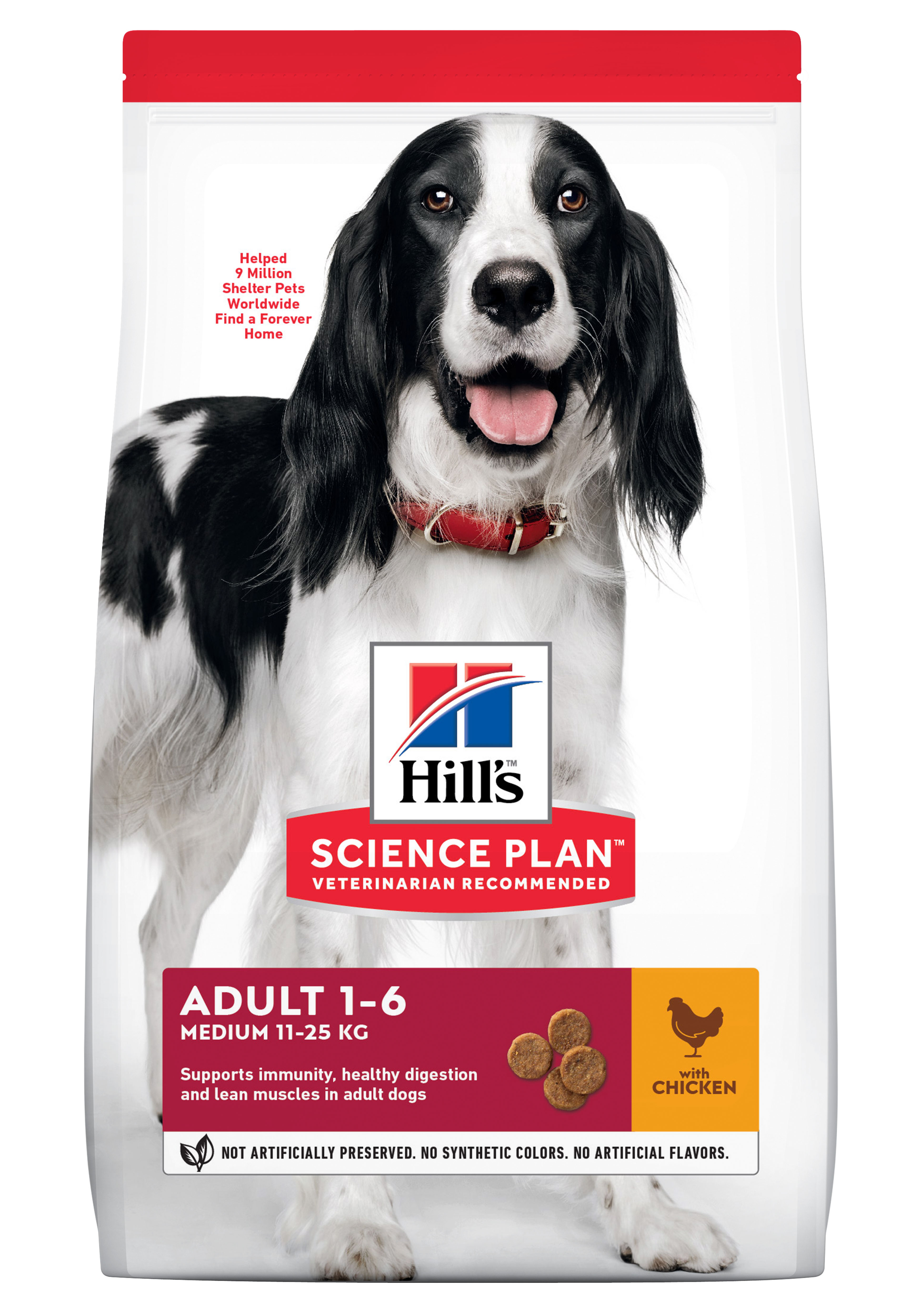Hill's Science Plan Adult croquettes pour chien au poulet 12 kg