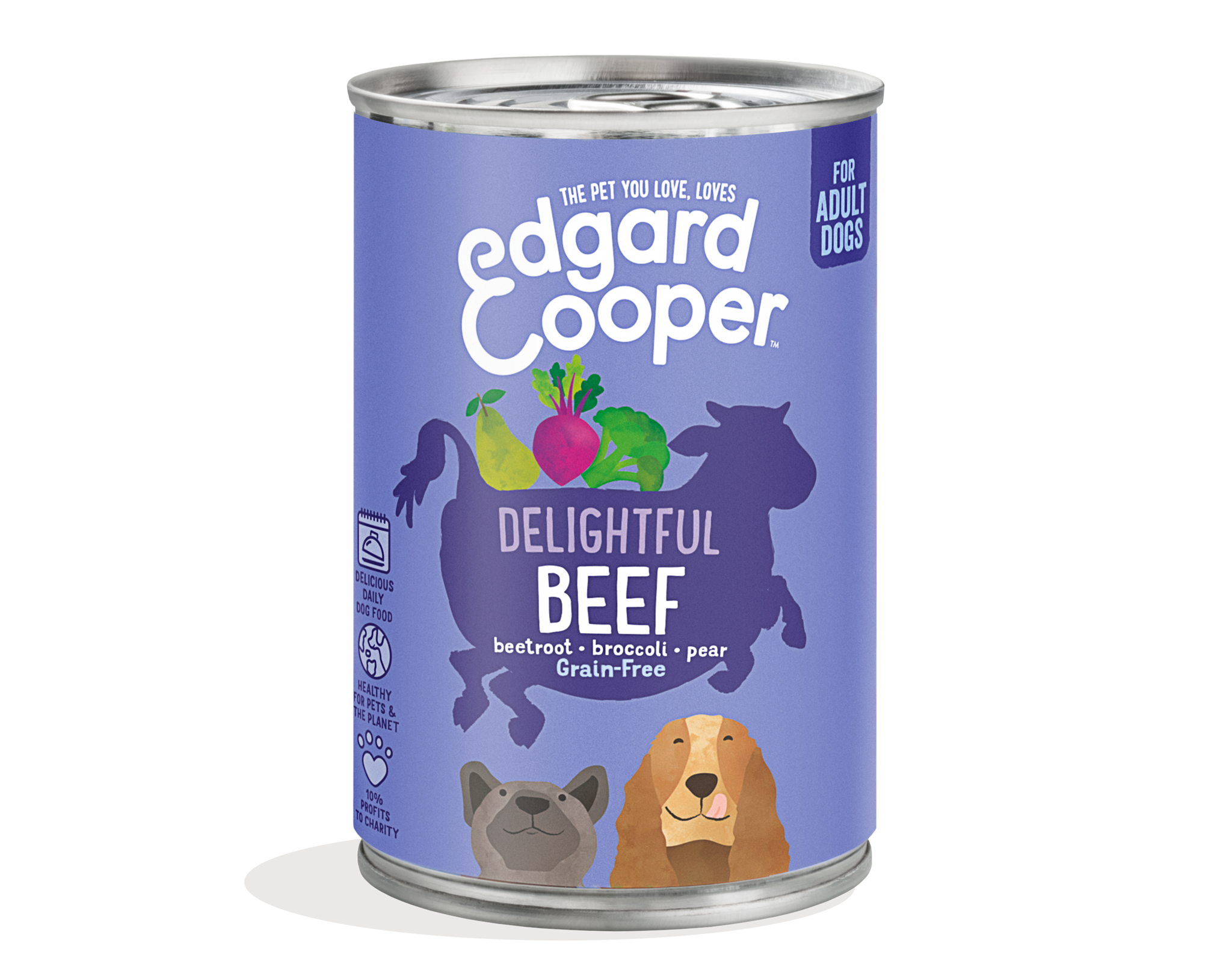 Edgard & Cooper Boeuf Aux Betteraves, Brocolis Et Poires 400G