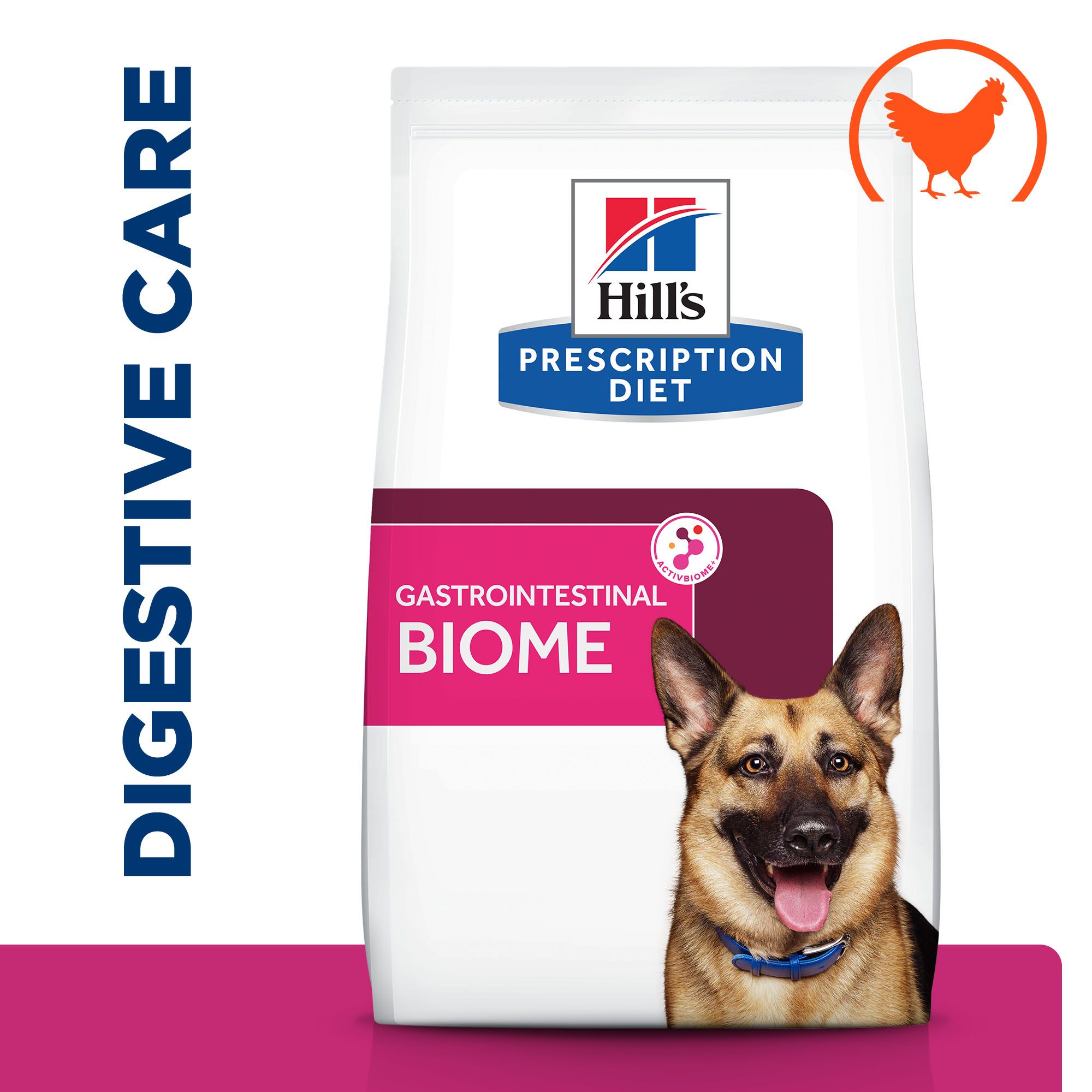 Hill's Prescription Diet Gastrointestinal Biome Croquettes pour Chien au Poulet 10 kg