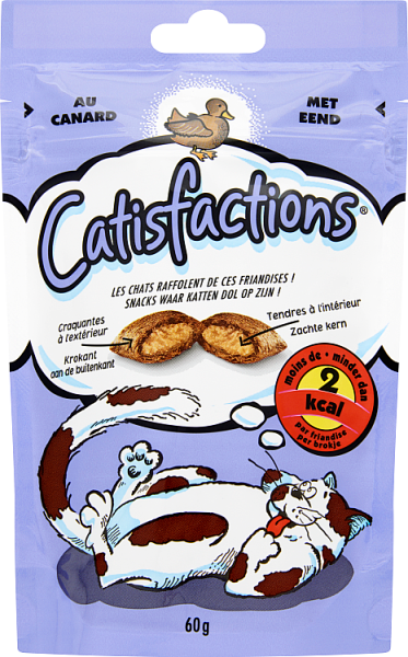 Catisfactions - Friandises au fromage 60 g (x6) - Friandise pour chat - Rue  du Commerce