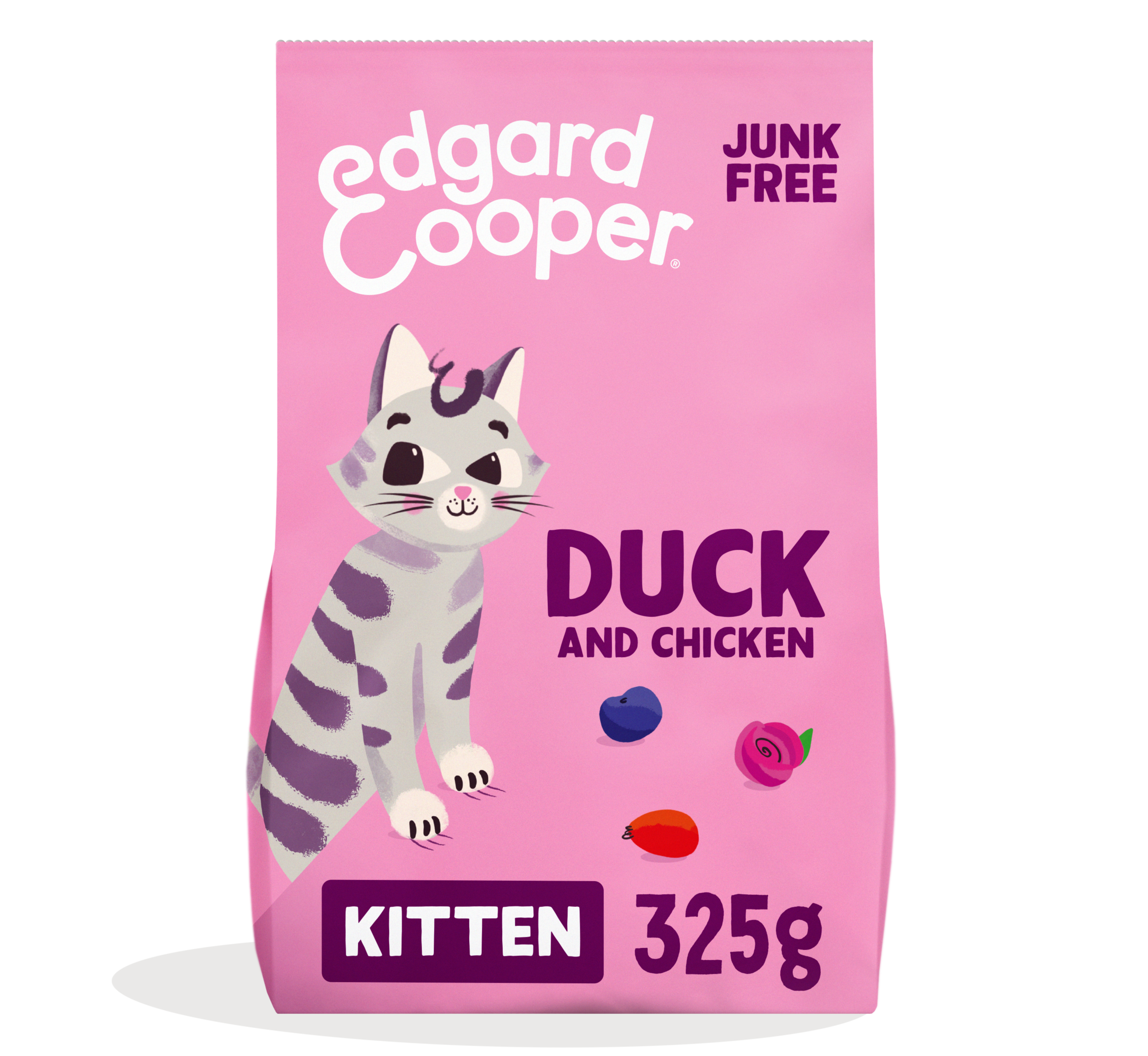 EDGARD&COOPER CHAT E CHATON CANARD/POULET 325G