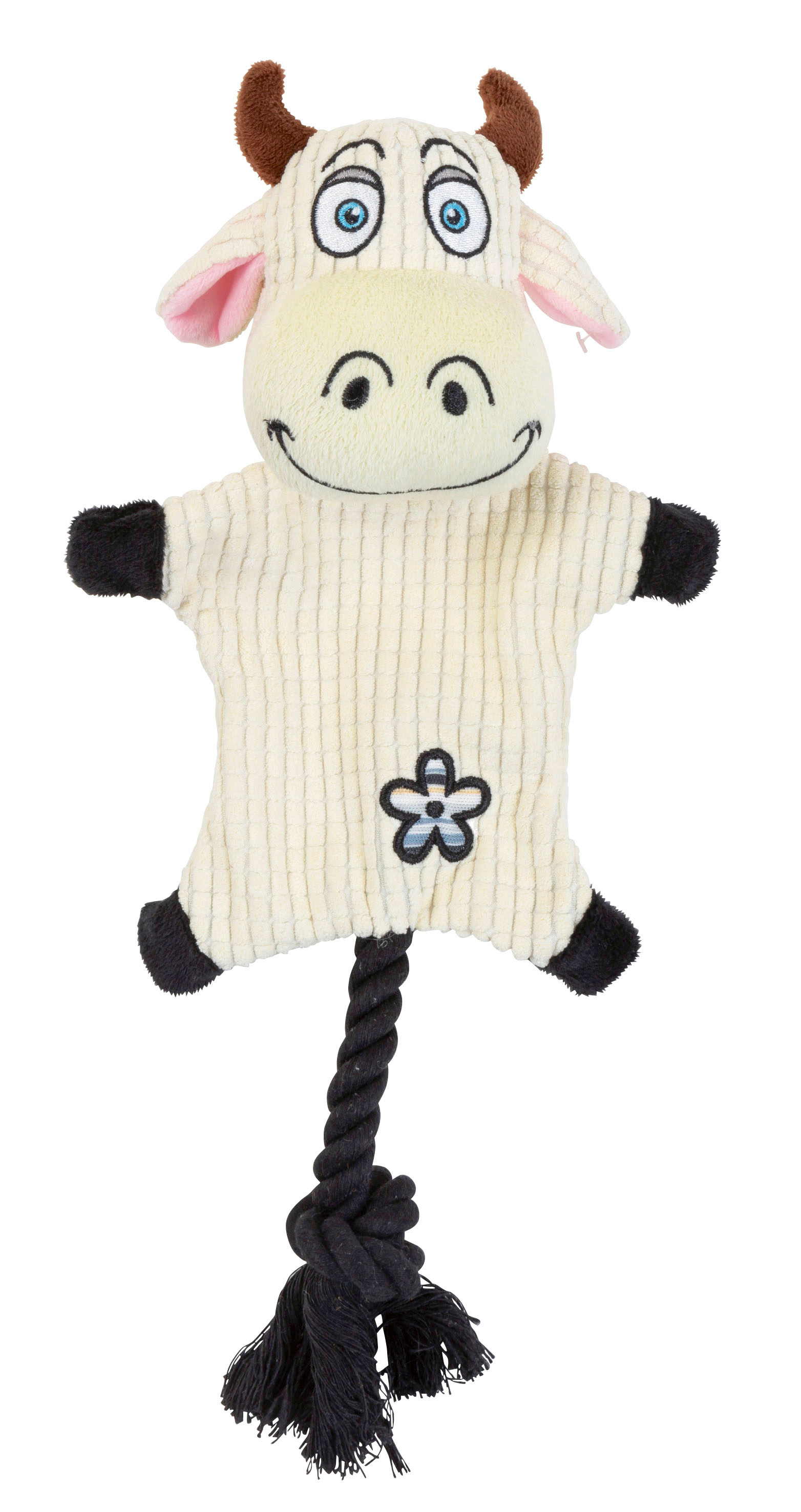 GOOD JOUET PELUCHE CORDE VACHE 30,5x17,5cm