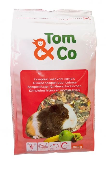 Tom&Co Aliment Complet Cobaye 800Gr