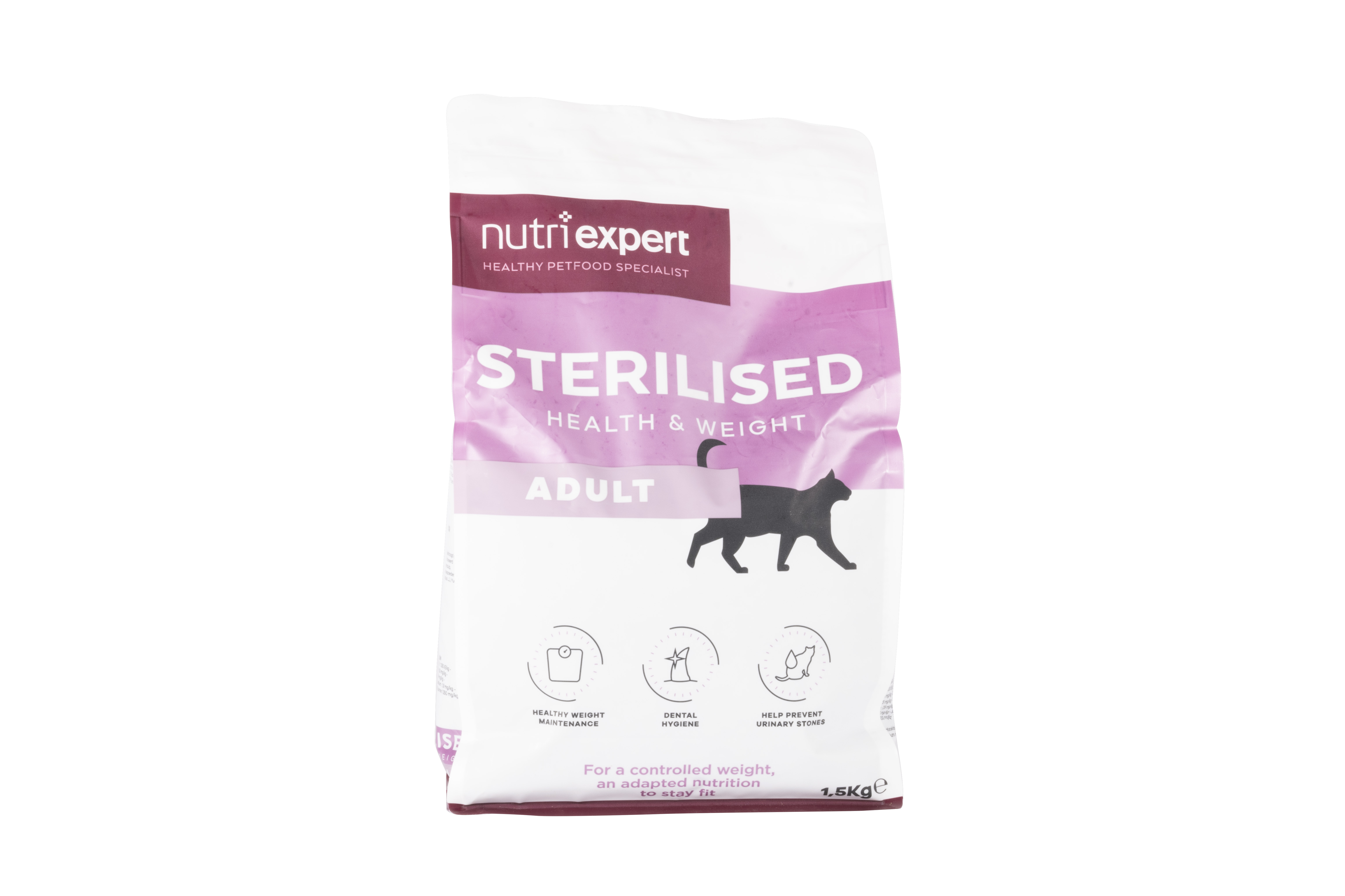 Nutri Expert Kattenbrokken | Sterilised | Health & Weight | Adult | Kip | 1,5kg