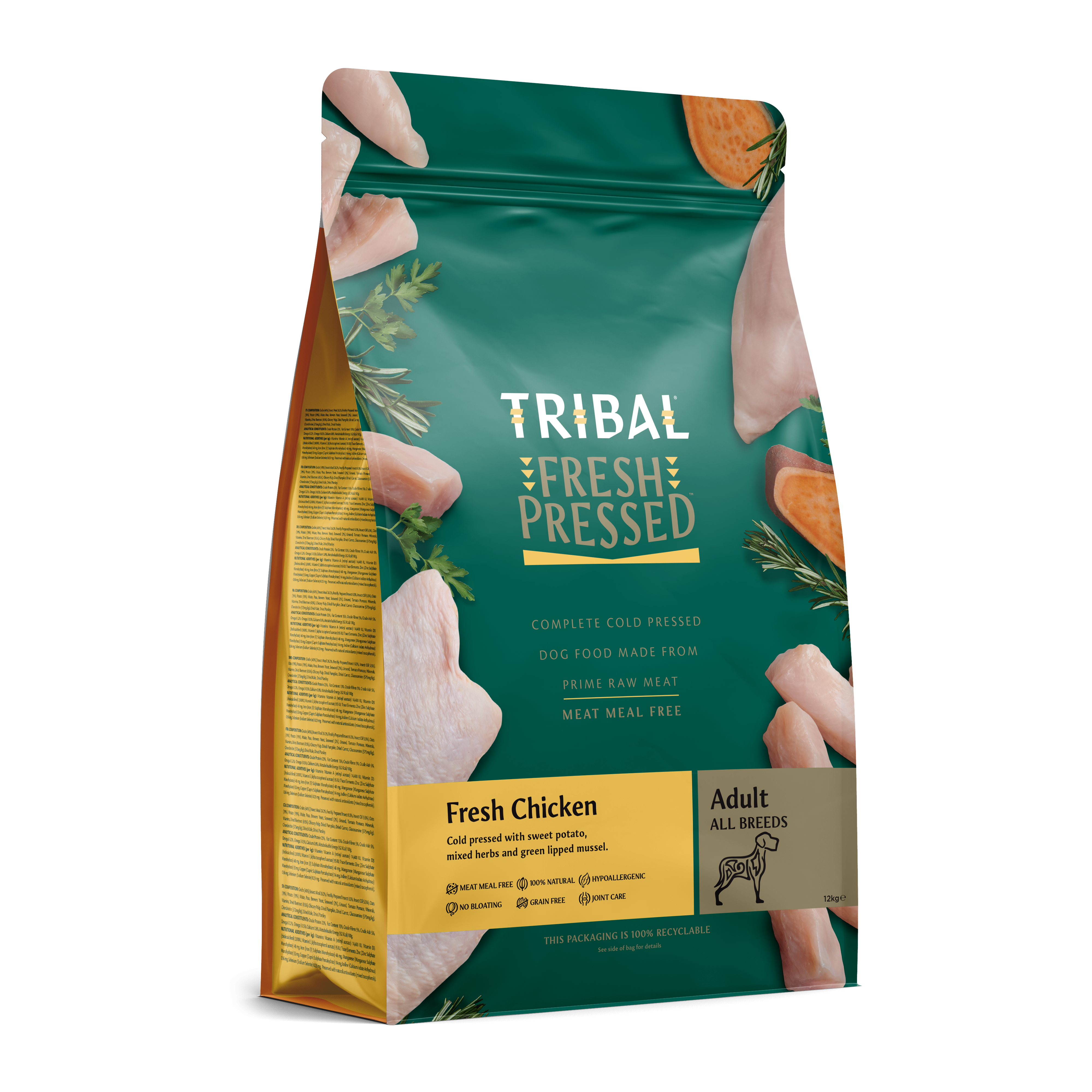 Tribal Fresh Pressed Poulet Pour Chien Adulte 2.5Kg