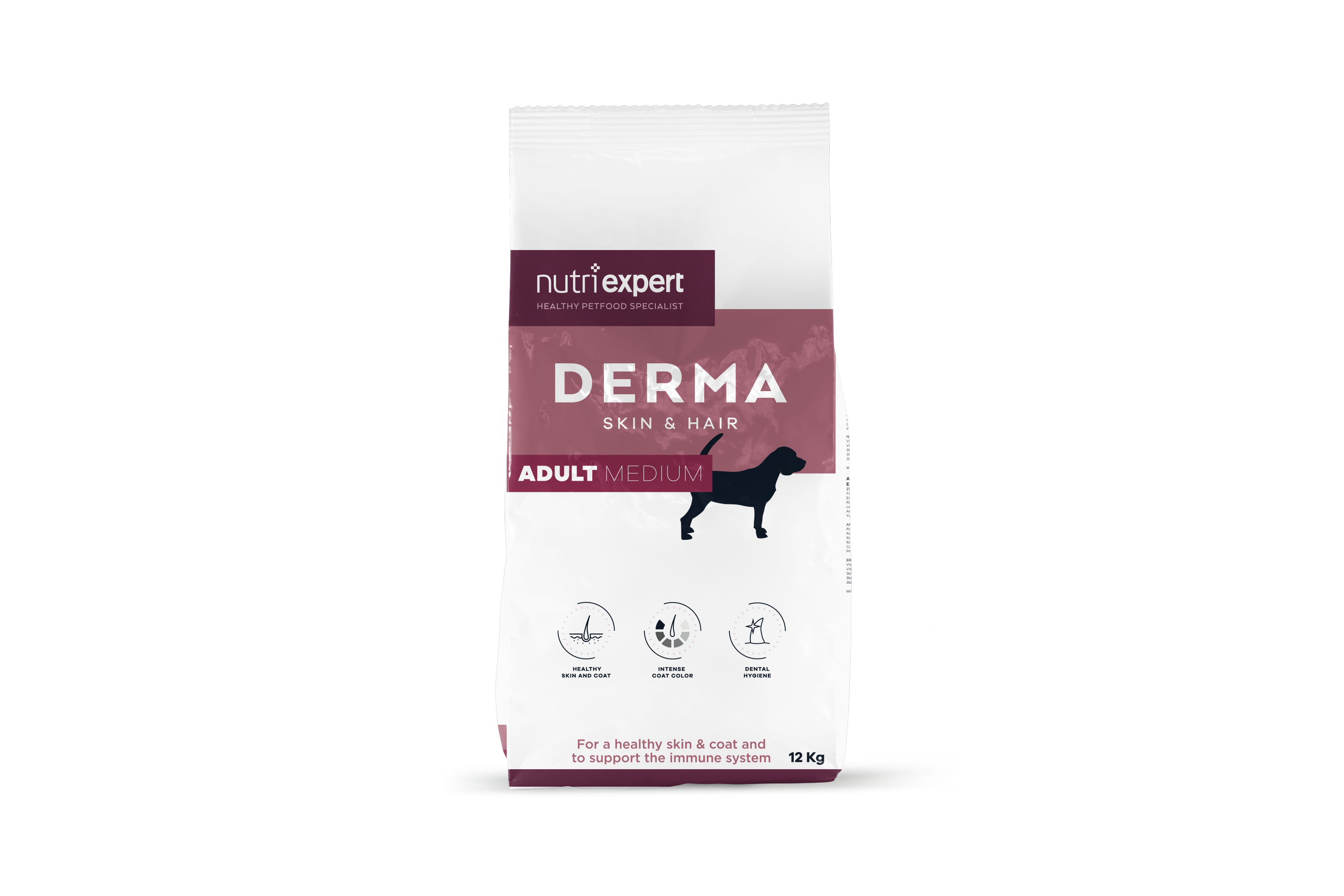 Nutri Expert Croquettes | Derma | Skin & Hair | Chien (Adulte/ Moyen) | Saumon | 12kg