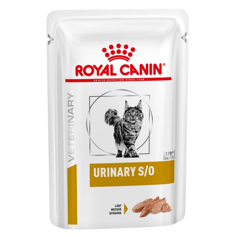 ROYAL CANIN VETERINARY VDIET CAT URINARY S/O MOUSSE Gevogelte ADULT 12*85g 