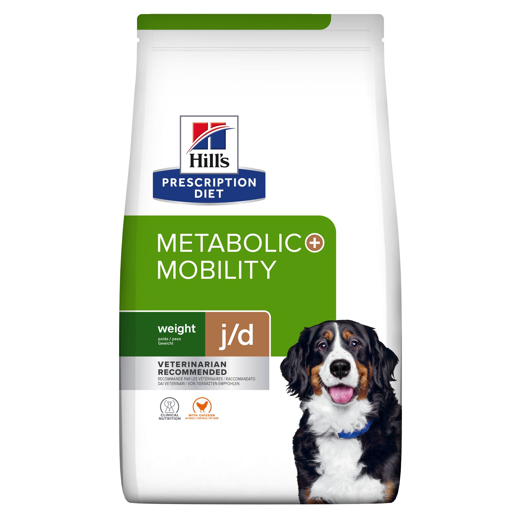 Hill's Prescription Diet j/d Metabolic+Mobility Croquettes pour Chien au Poulet 12 kg