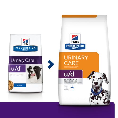 Hill's Prescription Diet u/d Urinary Croquettes pour Chien 10 kg