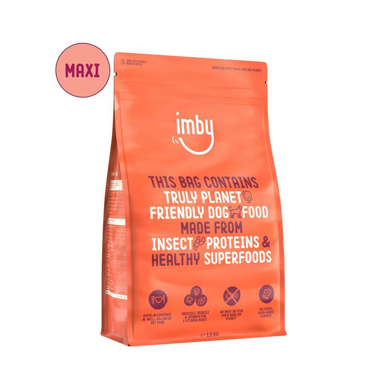 Imby Alimentation à base de protéines d'insectes maxi adult 1,5KG