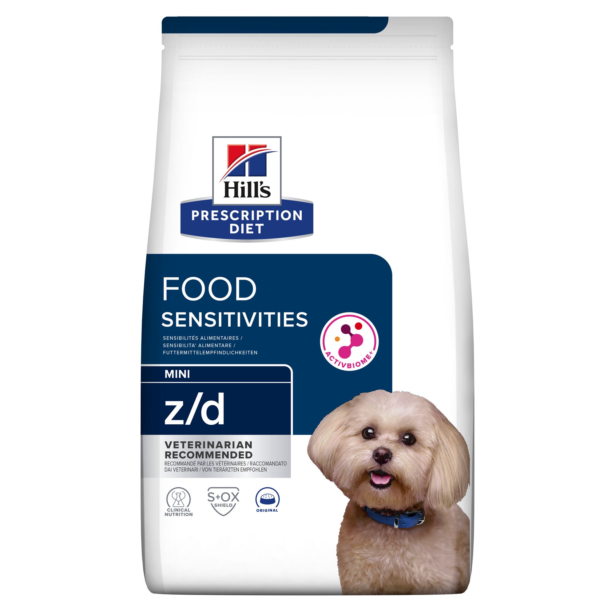 HILL'S PRESCRIPTION DIET CHIEN FOOD SENSITIVITIES MINI 6KG