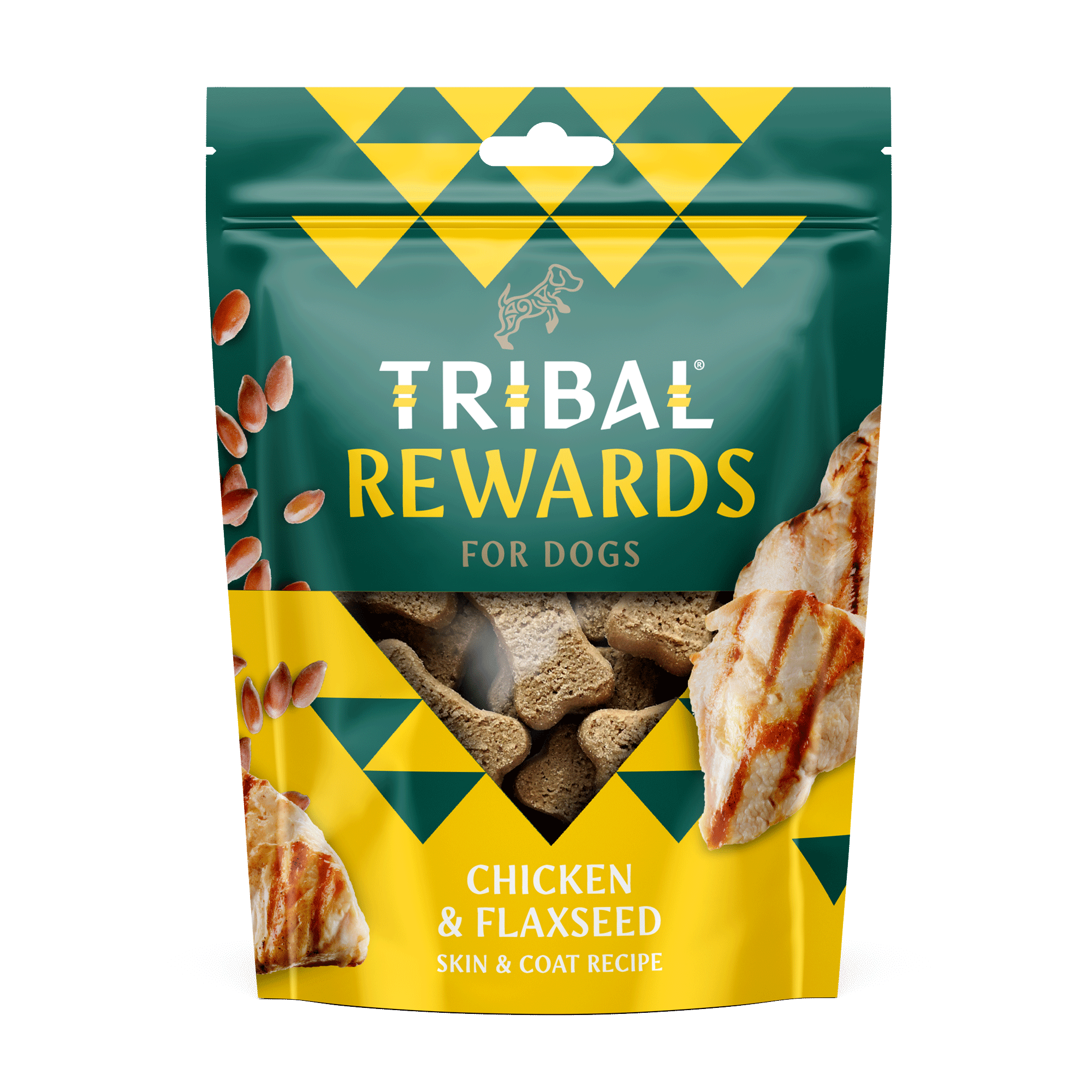 Tribal Friandises Rewards Poulet & Graines De Lin Pour Chien Adulte 125G