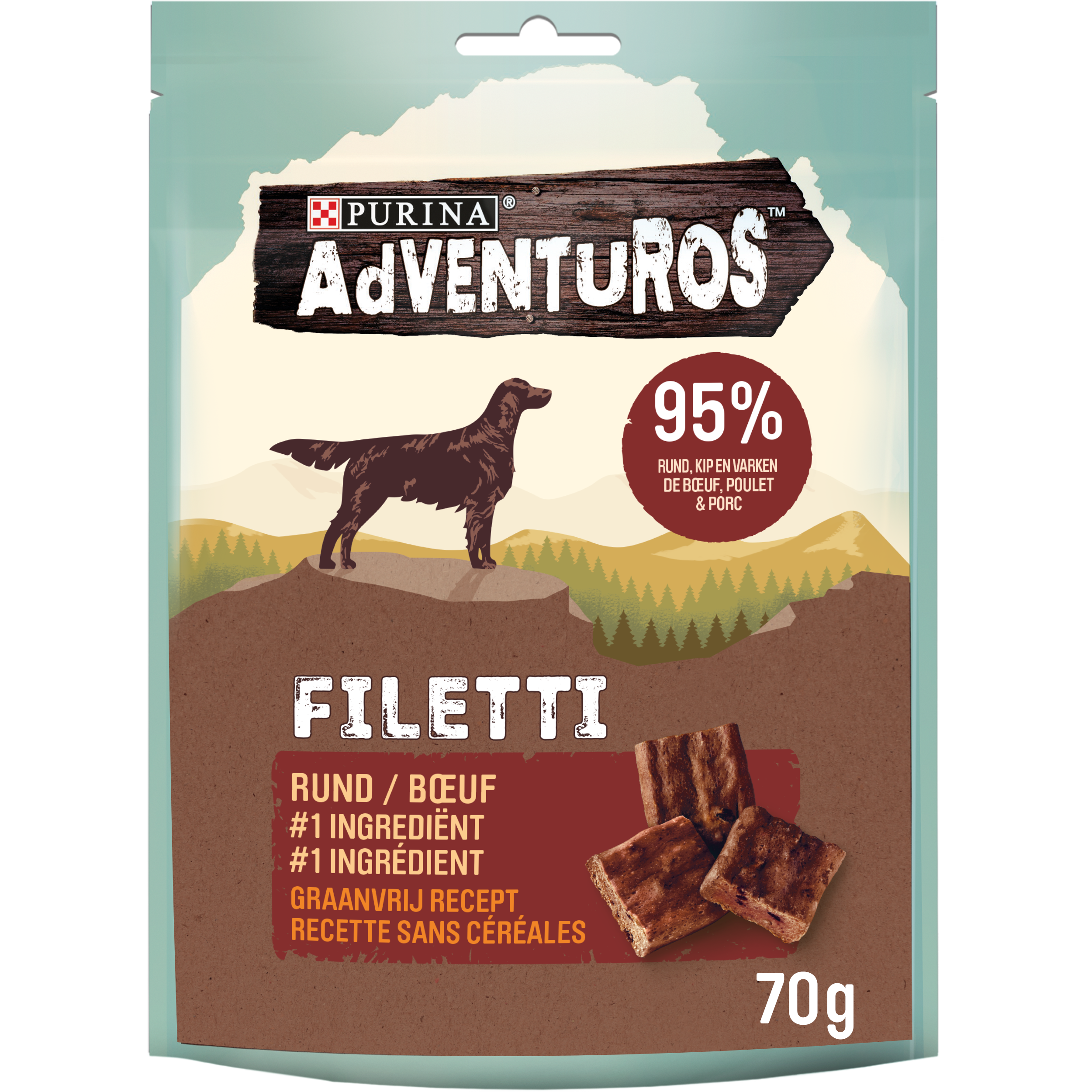 ADVENTUROS FILETTI BOEUF 70G 