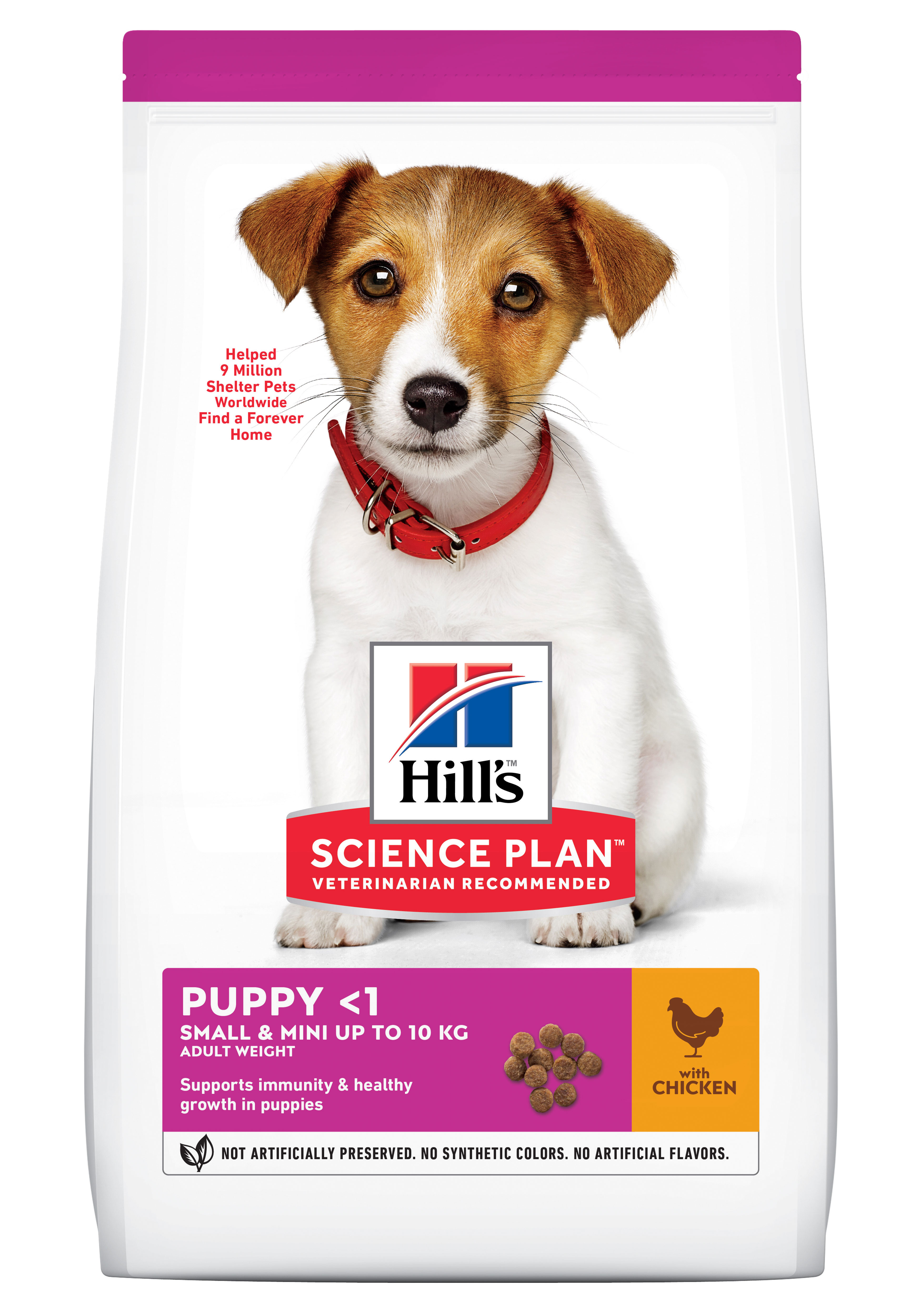 Hill's Science Plan Puppy Small & Mini croquettes pour chiot de petite taille au poulet 3 kg