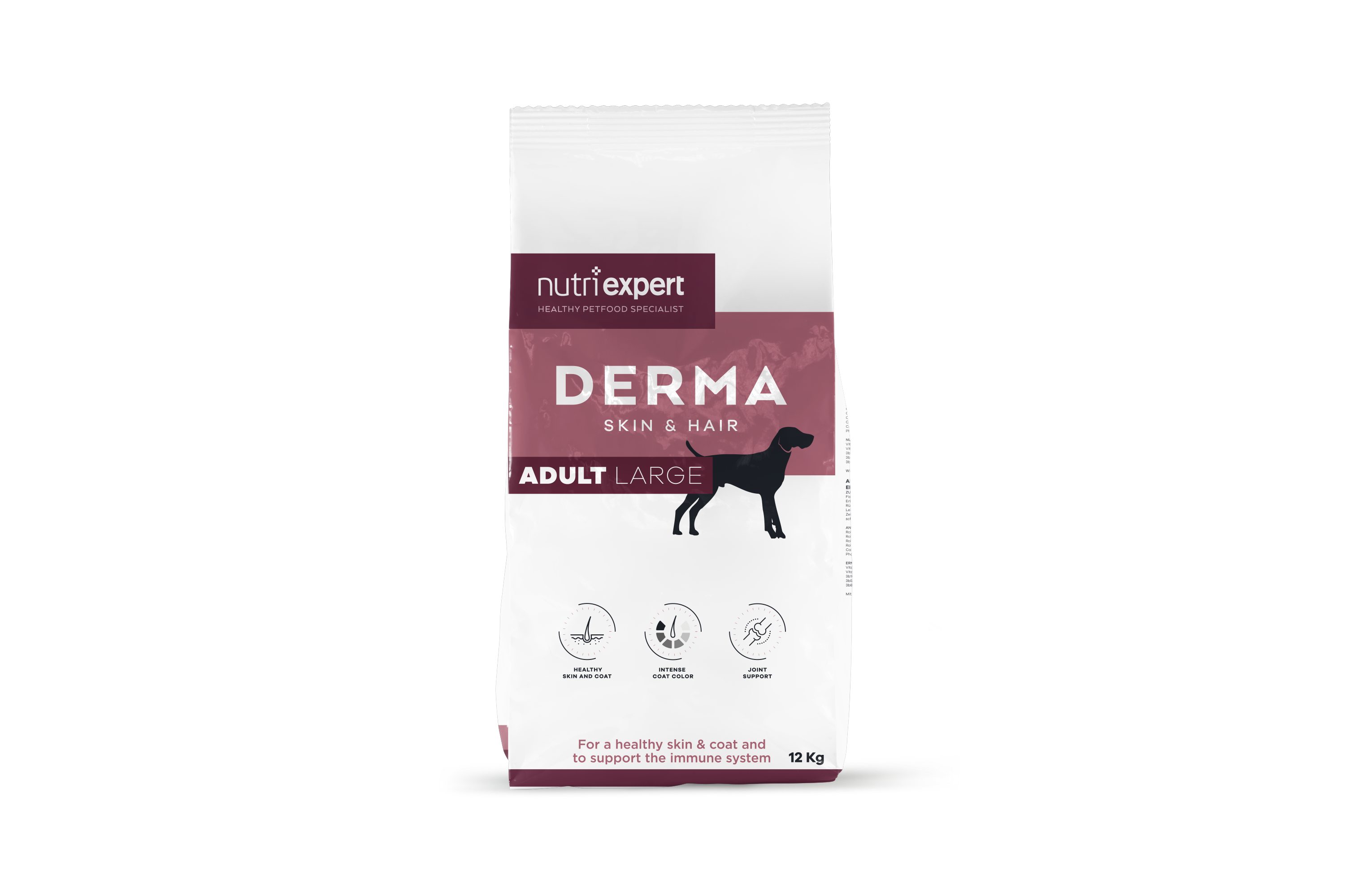 Nutri Expert Croquettes | Derma | Skin & Hair | Chien (Adulte/ Grand) | Saumon | 12kg