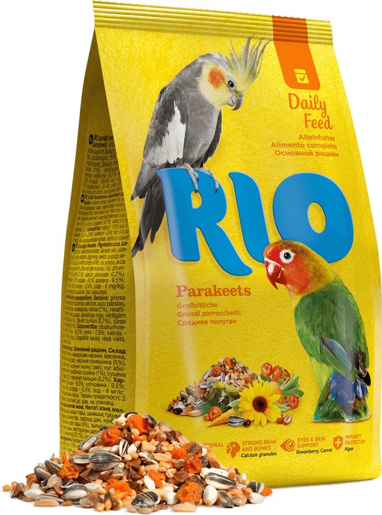 RIO DAGELIJKS DIERVOEDER PARKIETEN 3KG